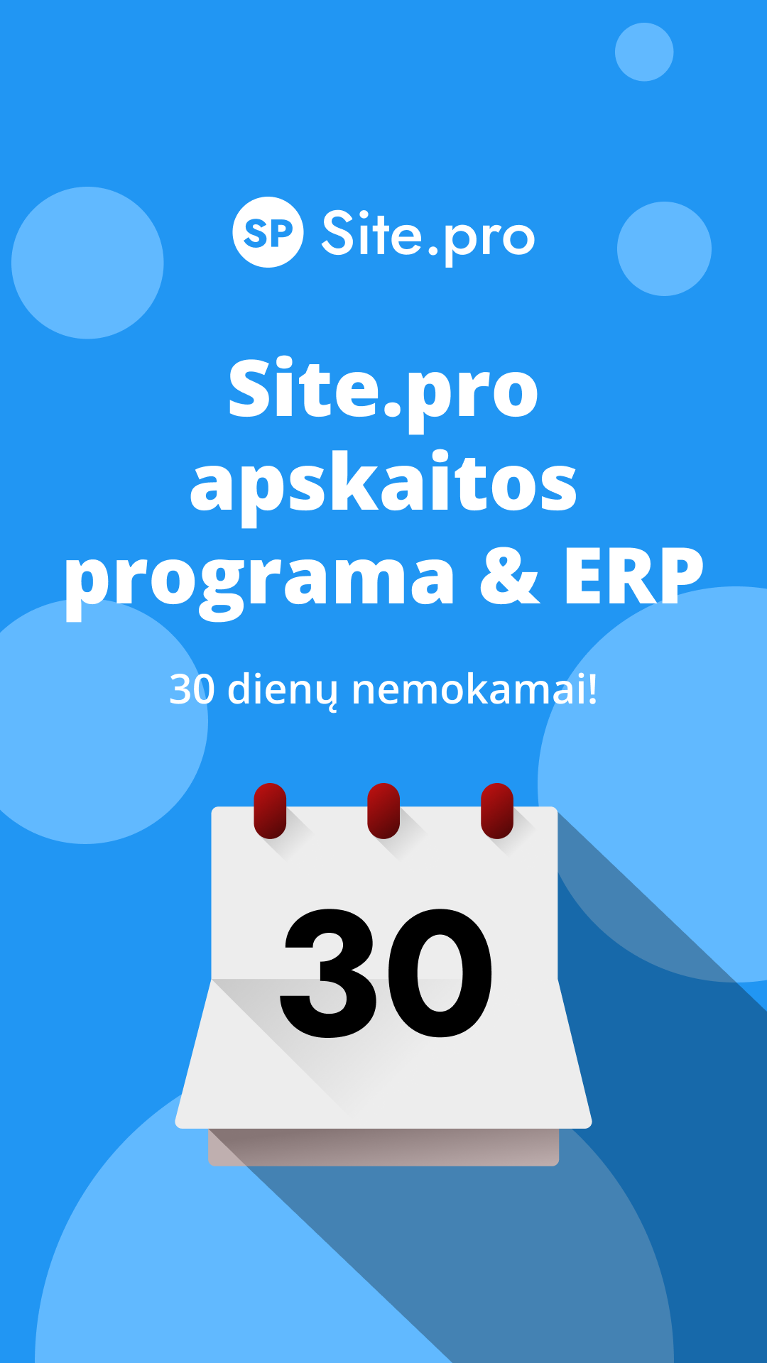 Site.pro - Apskaitos programa ir ERP Facebook ad