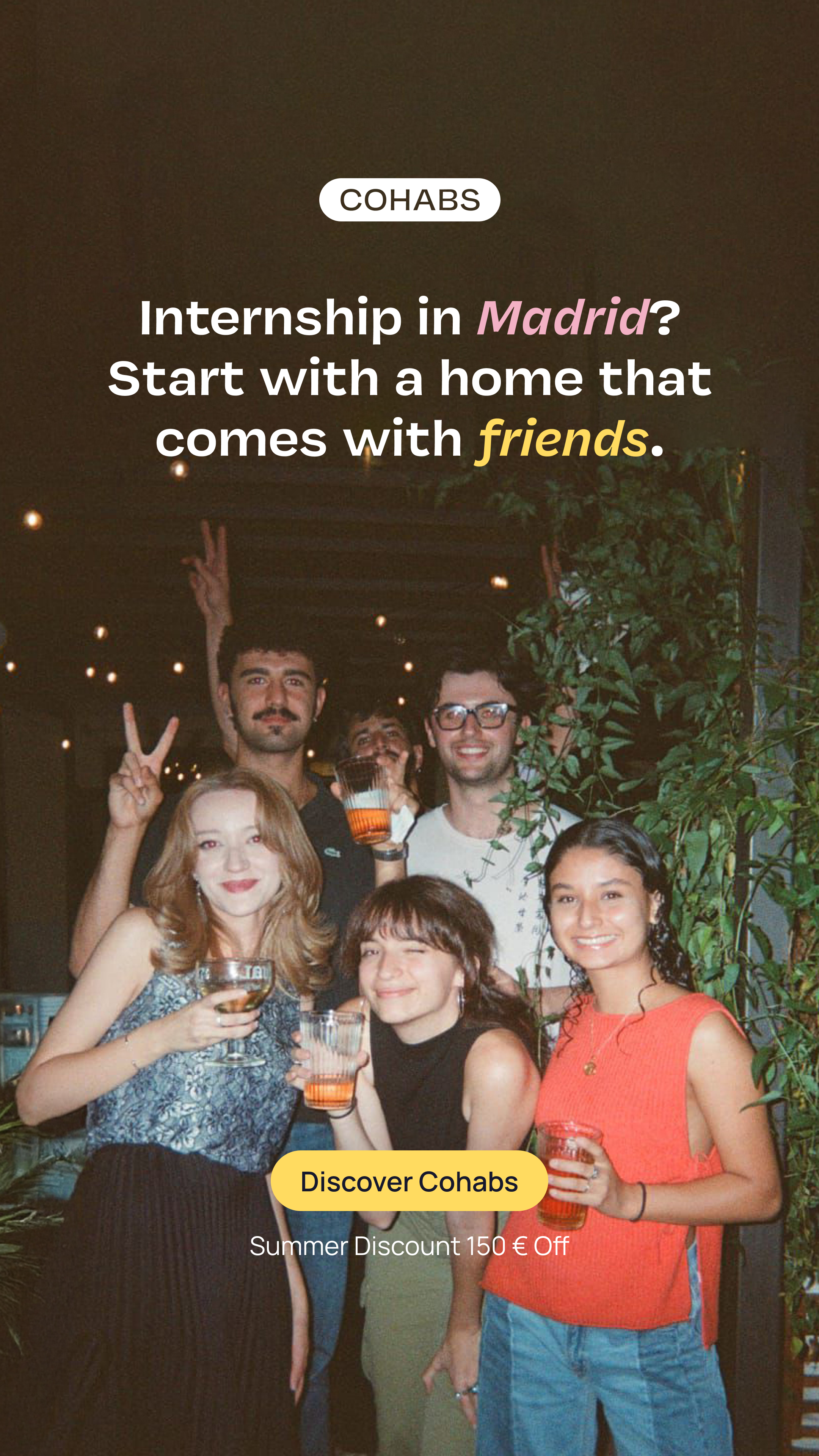 Cohabs Facebook ad