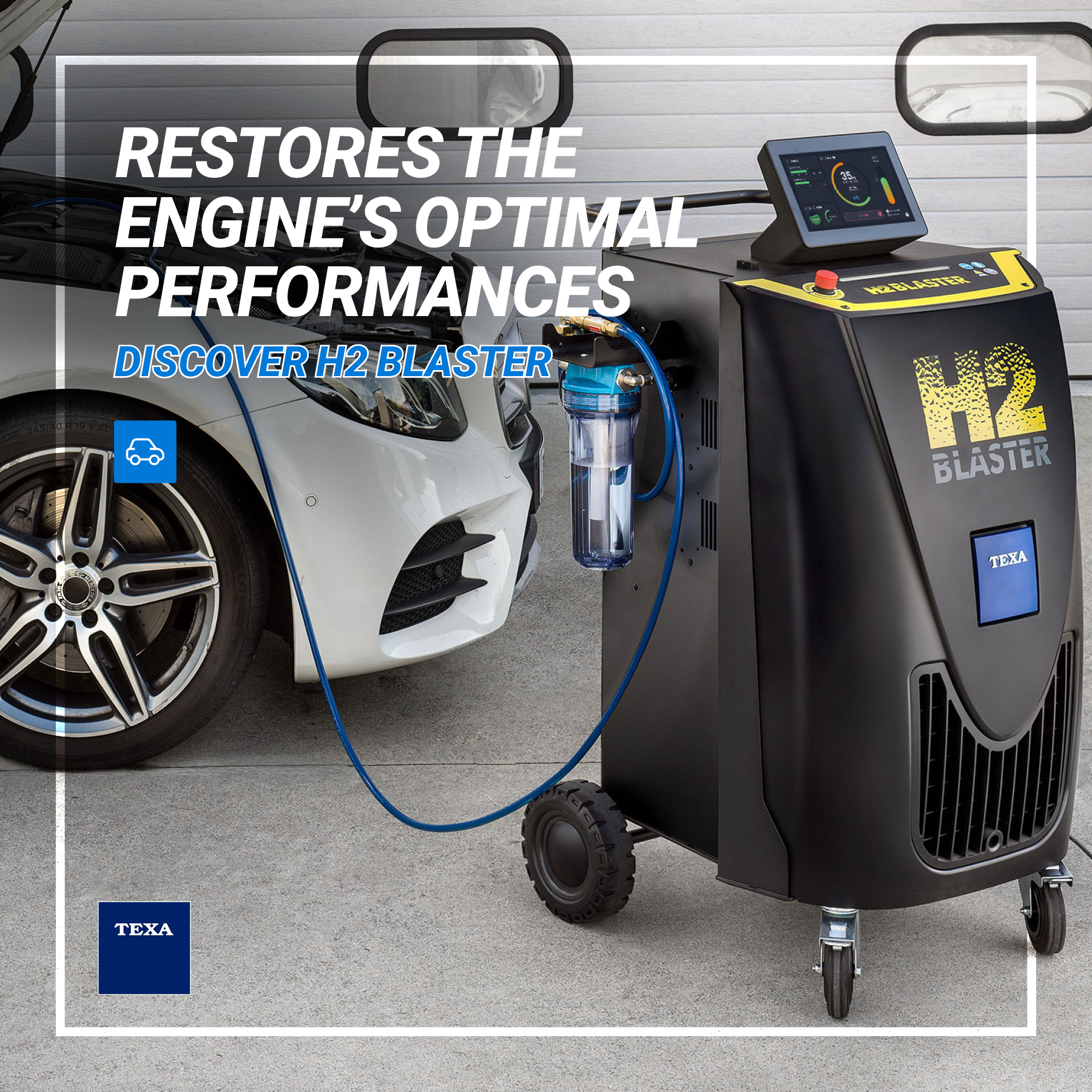 TEXA UK Facebook ad: Boost you car engine’s efficiency with the H2…
