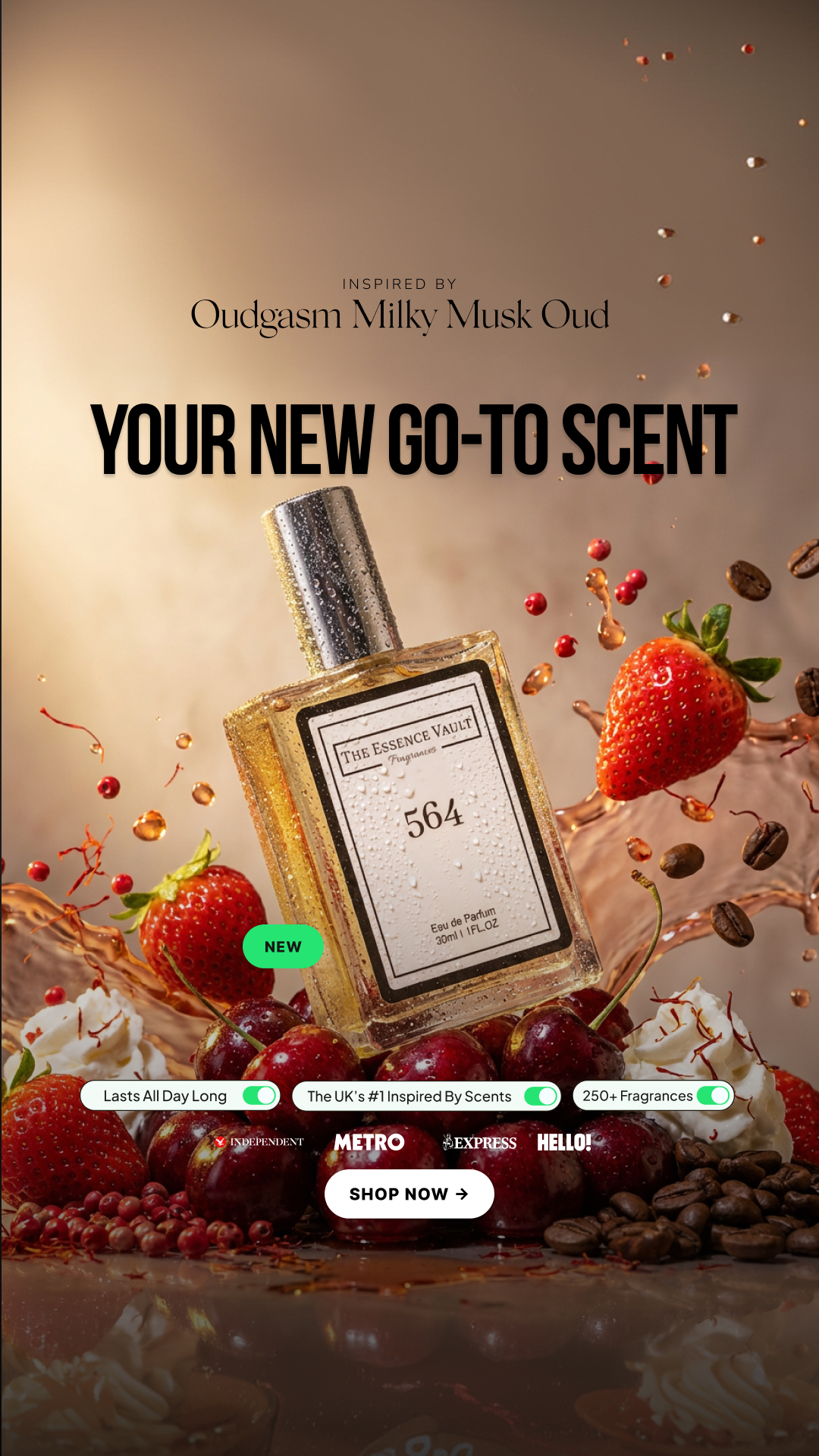 The Essence Vault Facebook ad