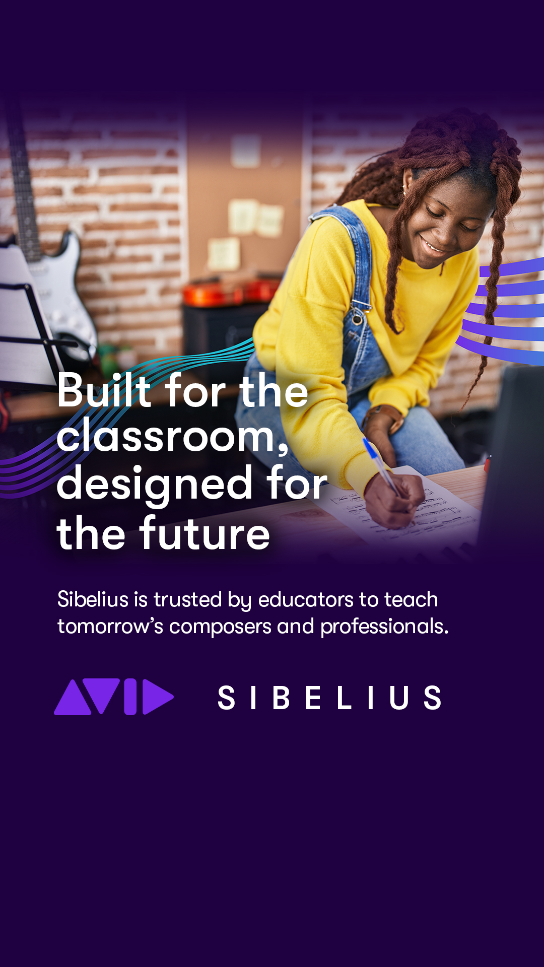 Avid Sibelius Facebook ad from Jul 25, 2025