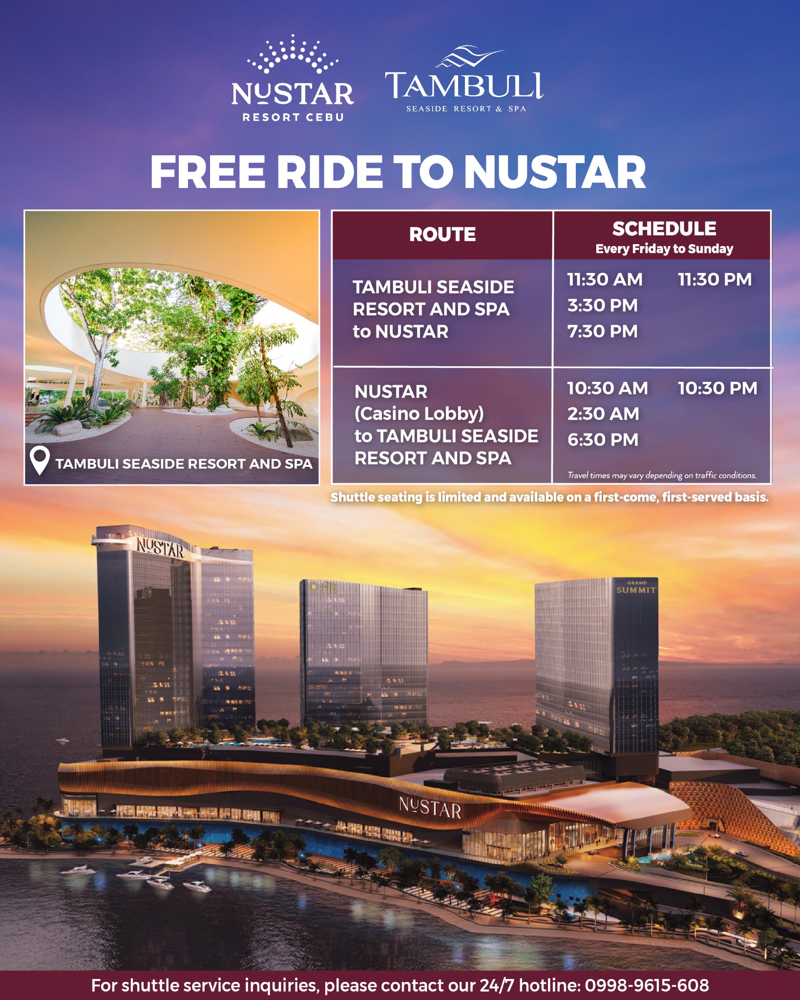 NUSTAR Resort Facebook ad