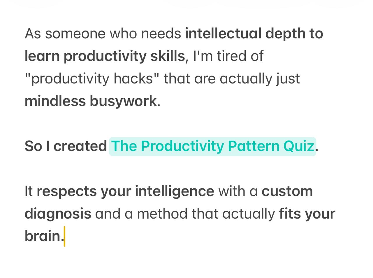 Jonathan Brum Coaching Facebook ad: FREE 2-minute quiz.