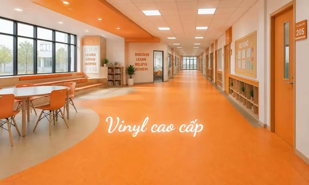 Sàn vinyl, sàn nhựa, thảm Trải Sàn Kokoro Holdings Facebook ad: GIẢI PHÁP LÓT SÀN HOÀN HẢO CHO TRƯỜNG…