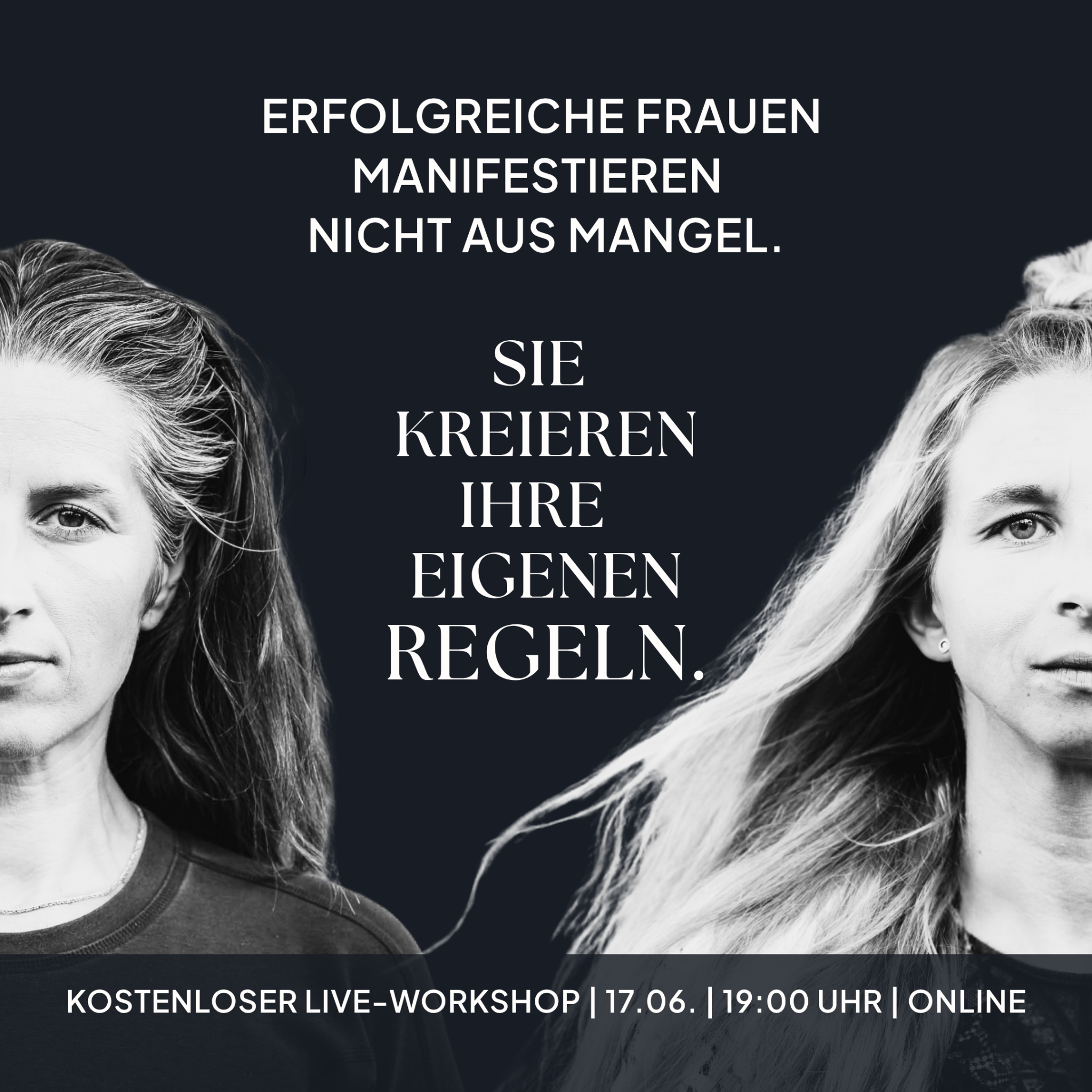 Bunte Intelligenz Facebook ad: 0€ Workshop - Die Frau, die du werden möchtest, existiert…