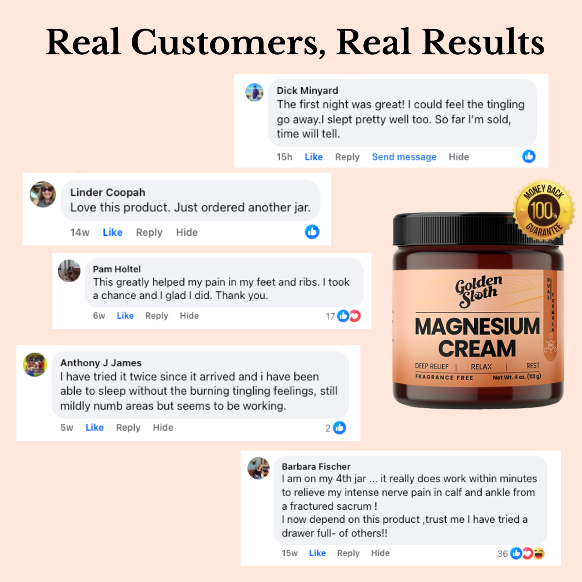 Golden Sloth Facebook ad