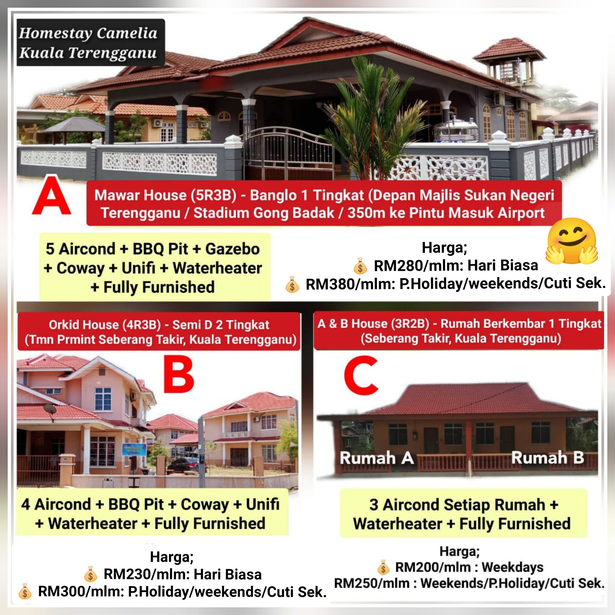 Homestay Camelia - Kuala Terengganu Facebook ad