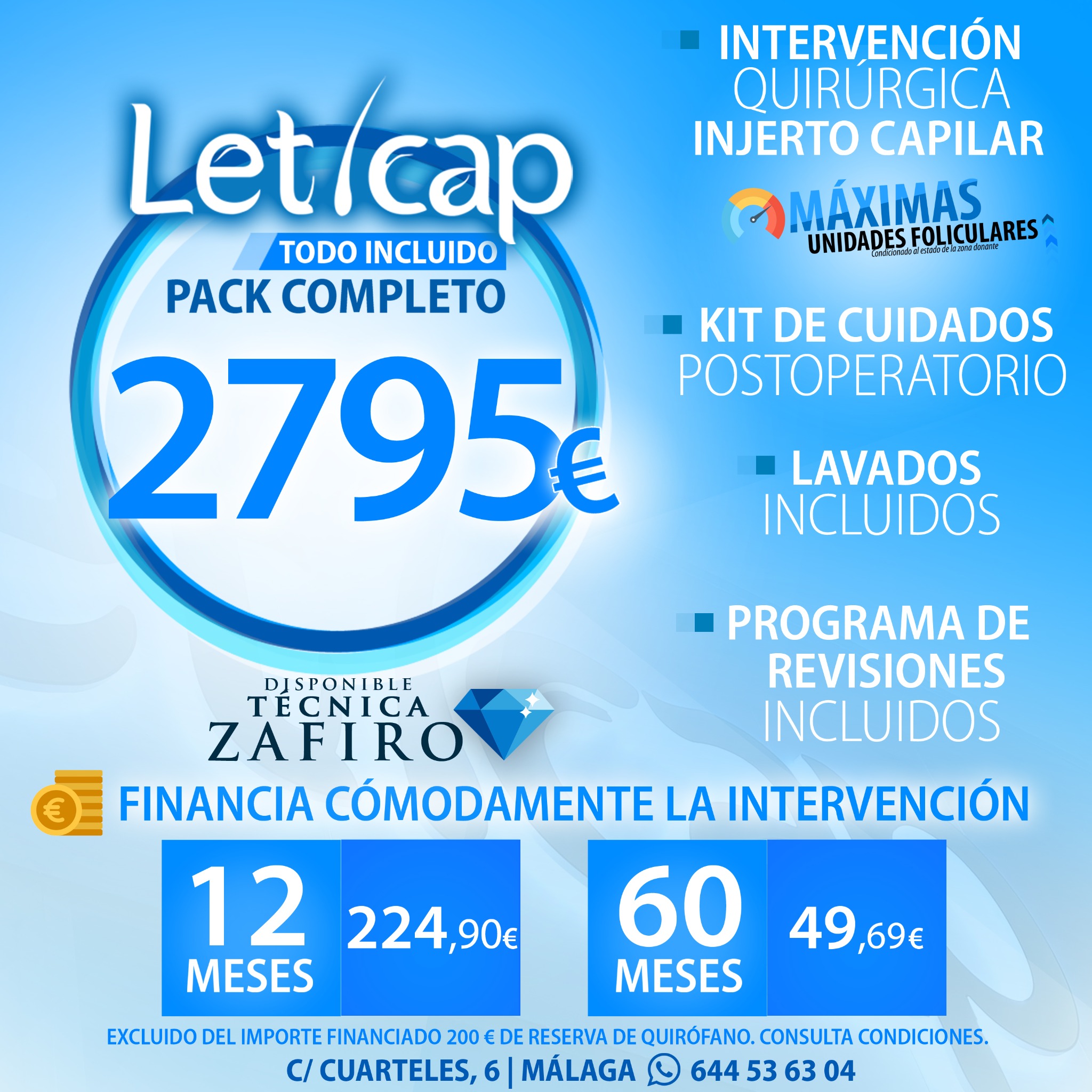 Leticap - Clínica microinjerto capilar Facebook ad