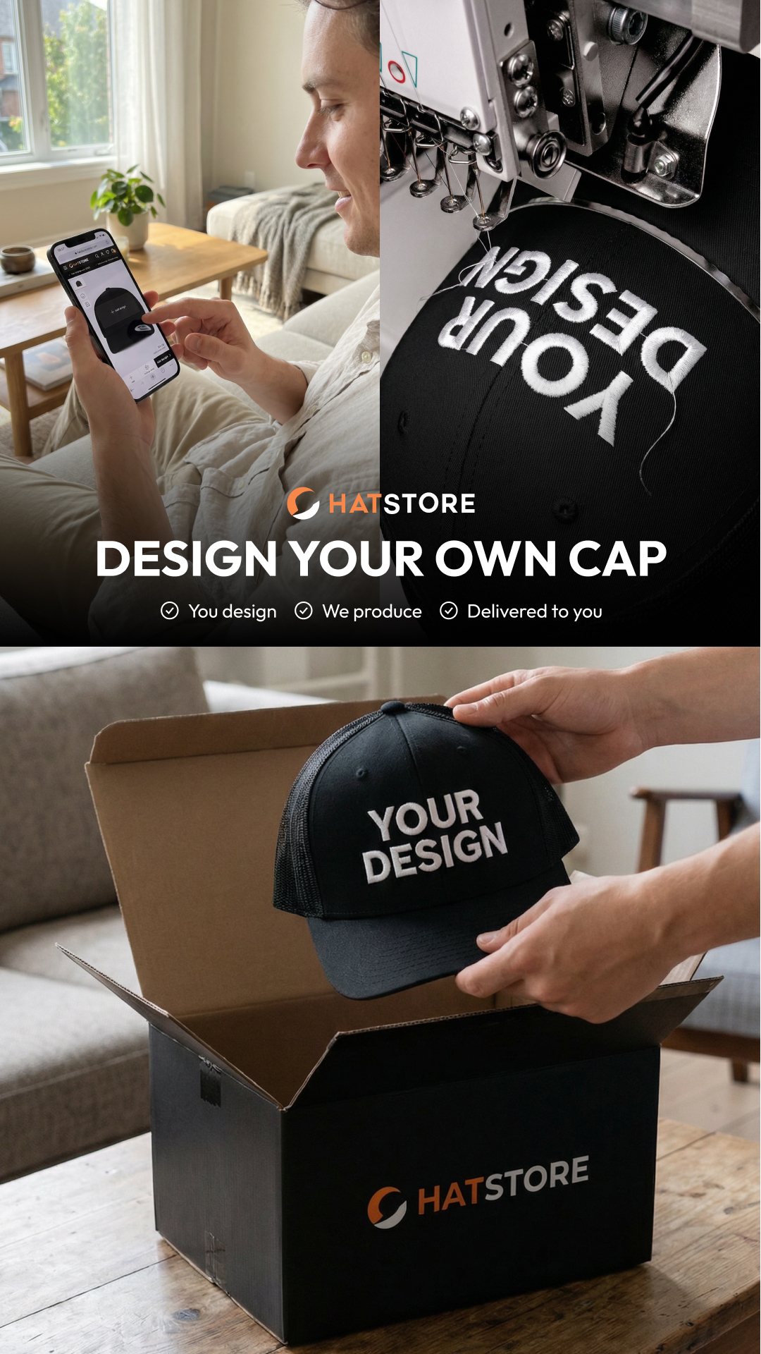 Hatstore Facebook ad