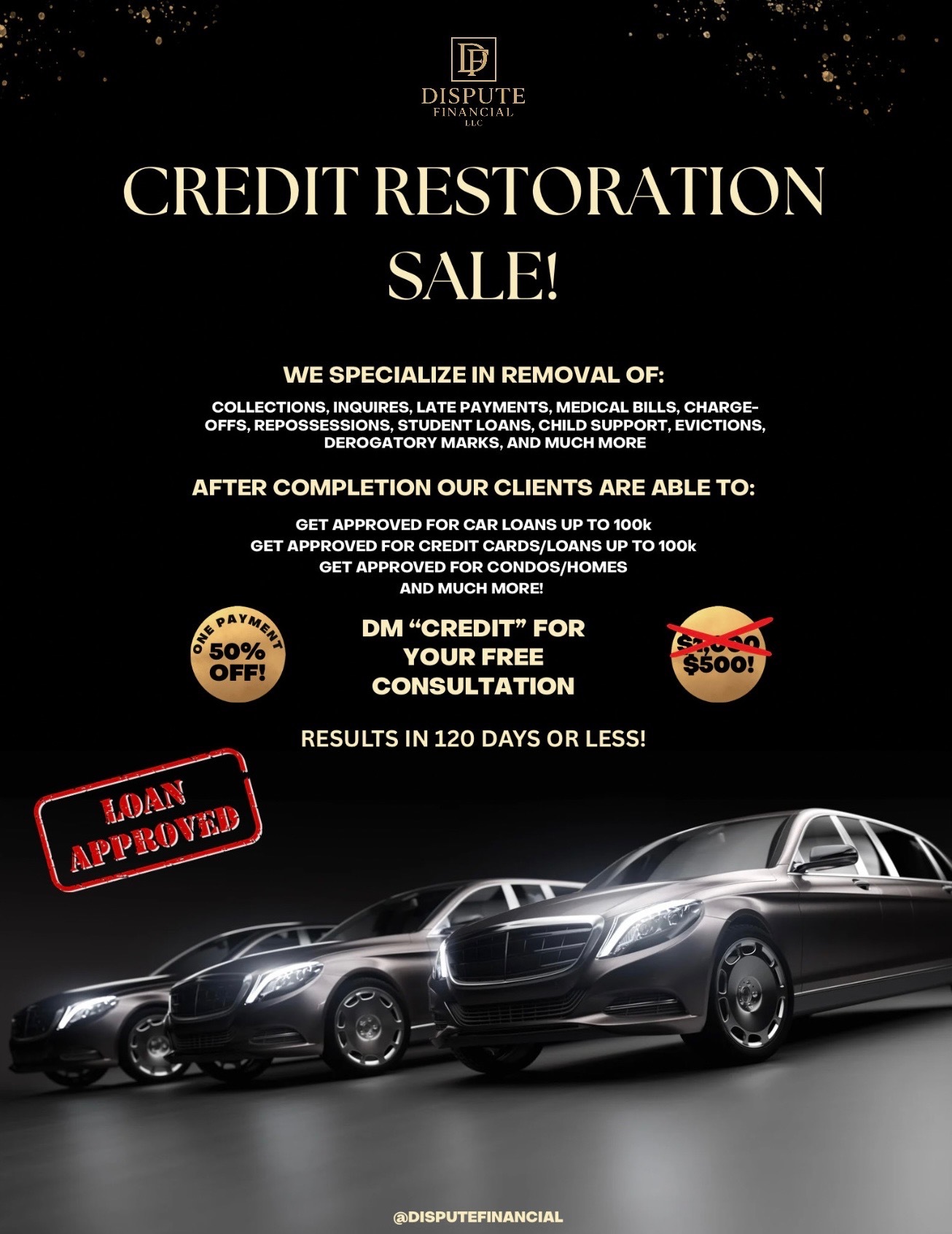 Dispute Financial Credit Restoration Facebook ad: Are you struggling to get approved for a…