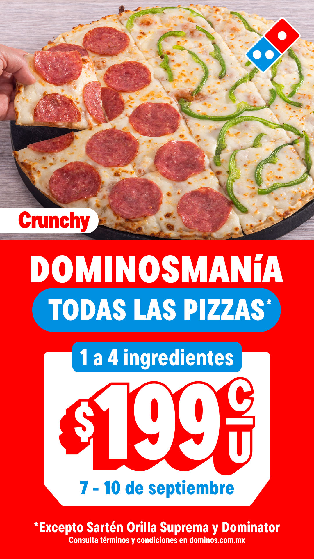 Domino's Mx Facebook ad