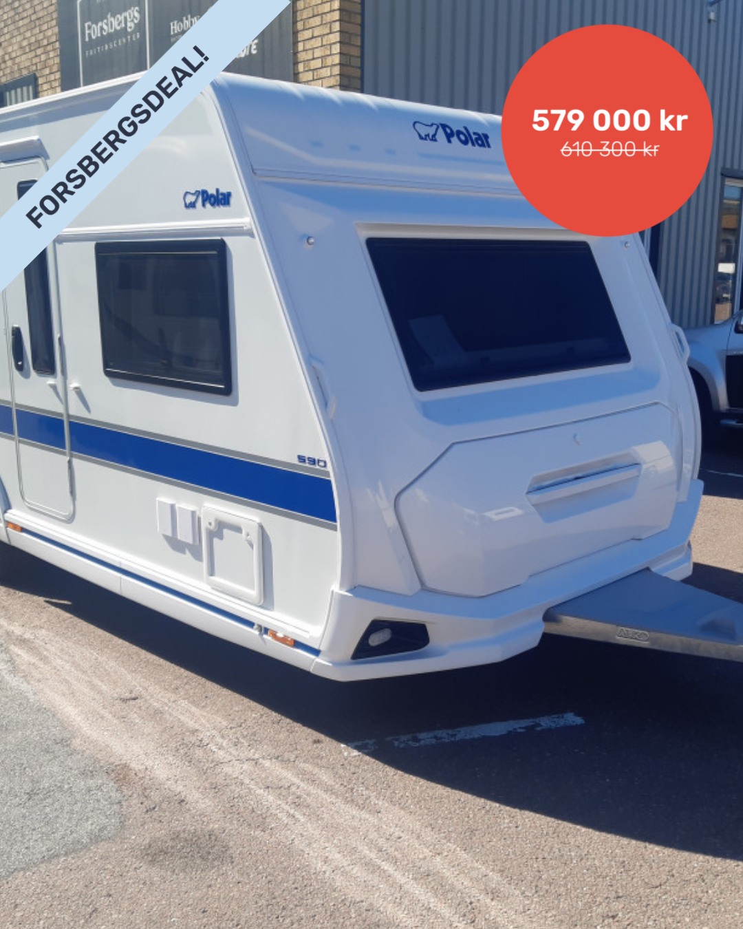 Forsbergs Fritidscenter Facebook ad: Smygstarta påsken hos Forsbergs!