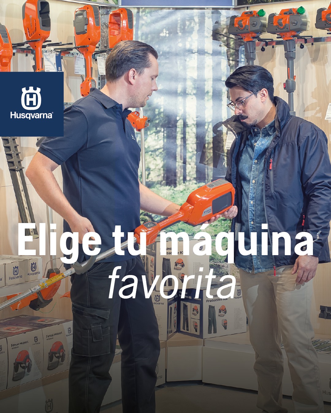 Husqvarna Colombia Facebook ad: En el campo, cada día es distinto.