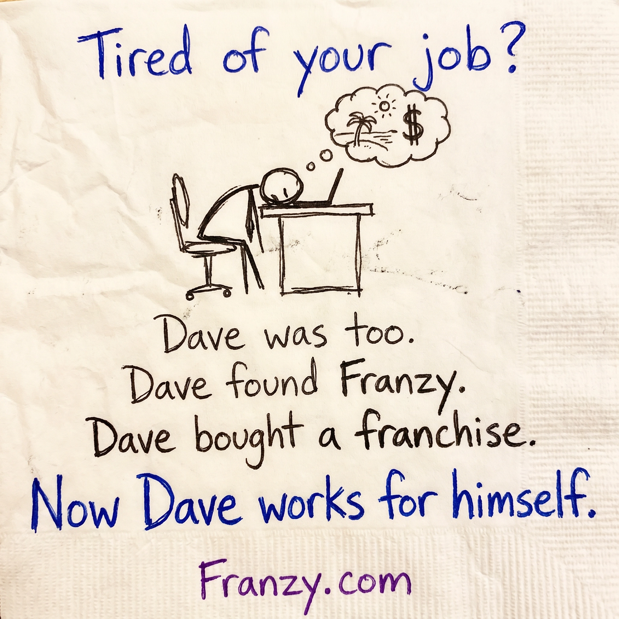 Franzy Facebook ad
