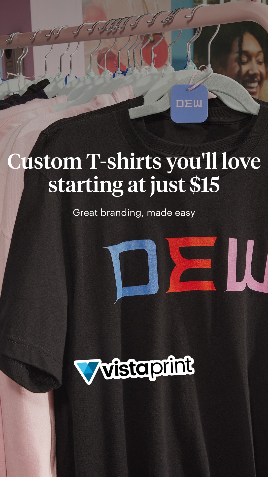 VistaPrint Facebook ad