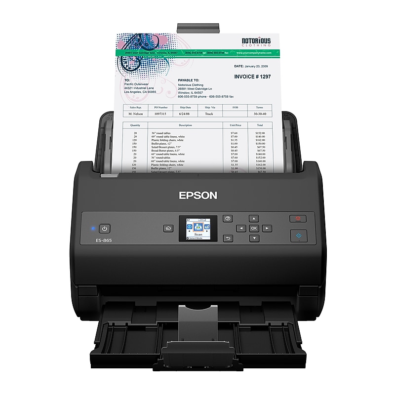 Staples Facebook ad: Boost productivity with Epson scanners.