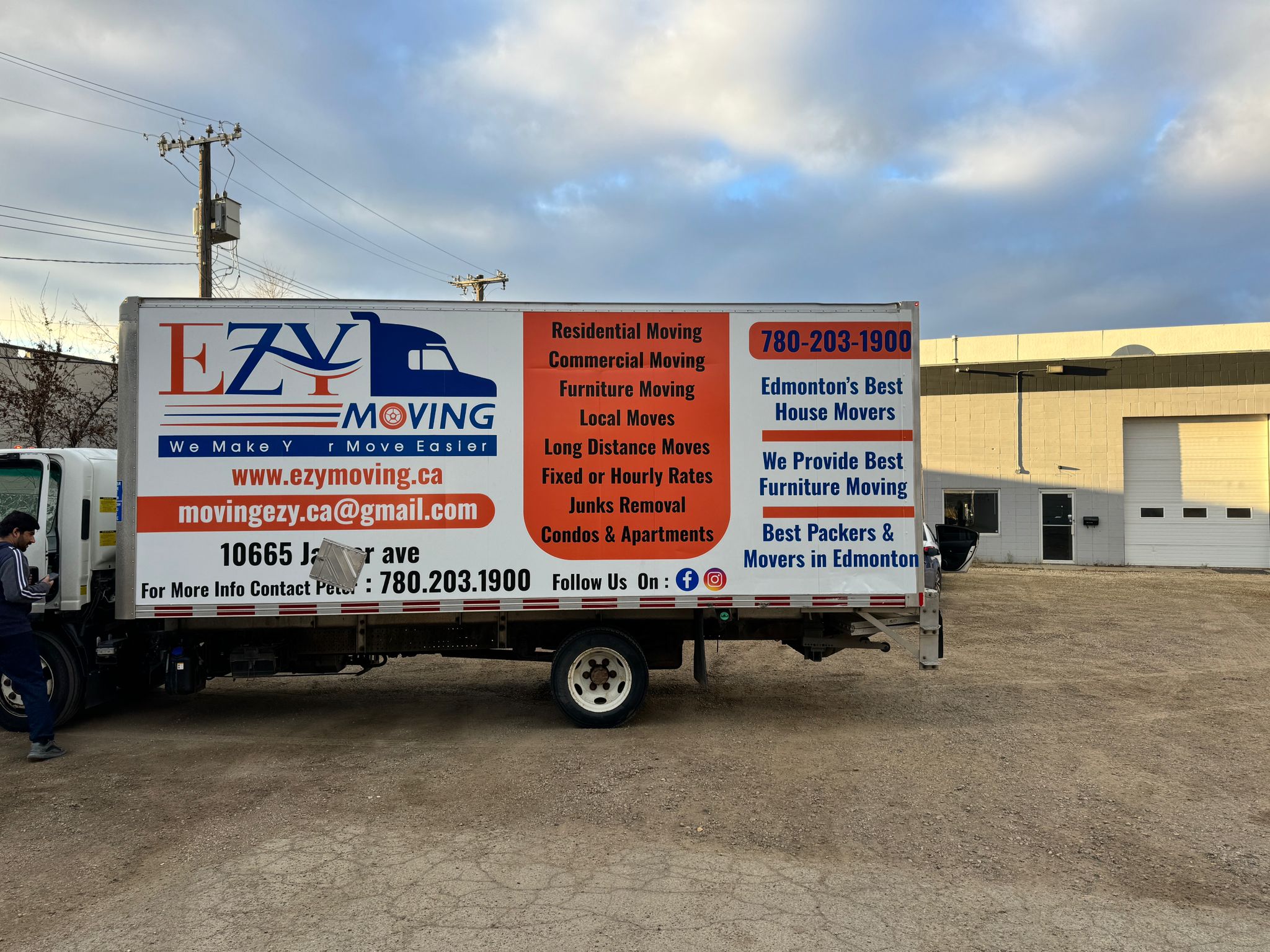 Ezy moving Facebook ad: 10+ Years of Trusted Moving Experience Across Alberta…