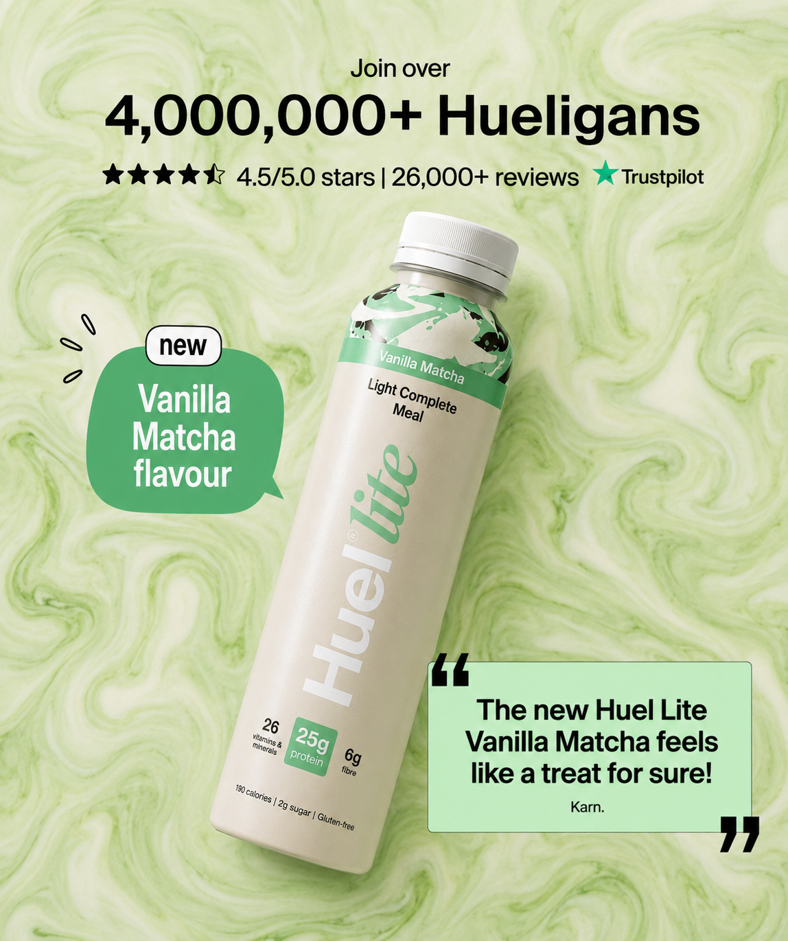 Huel Facebook ad