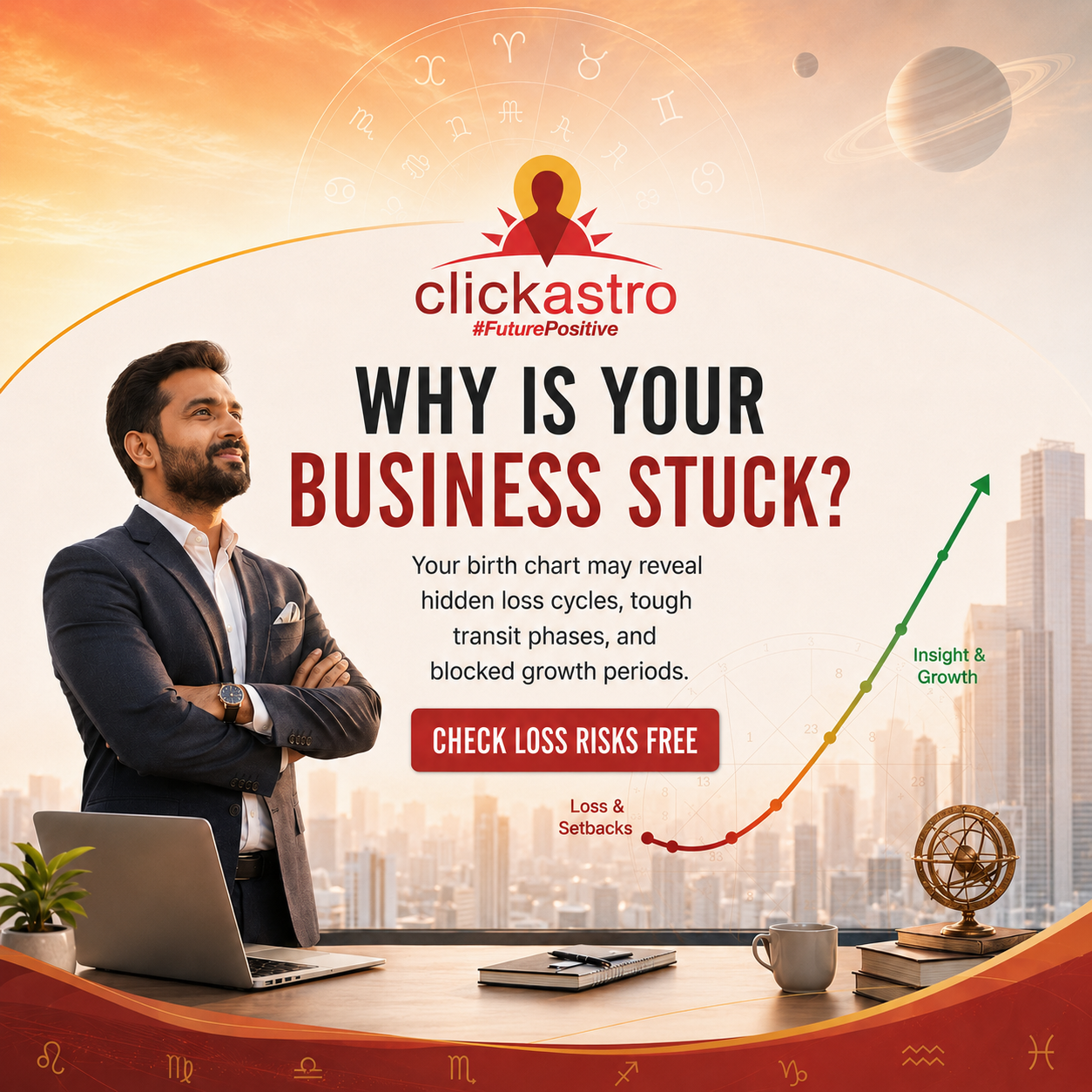 Clickastro Facebook ad