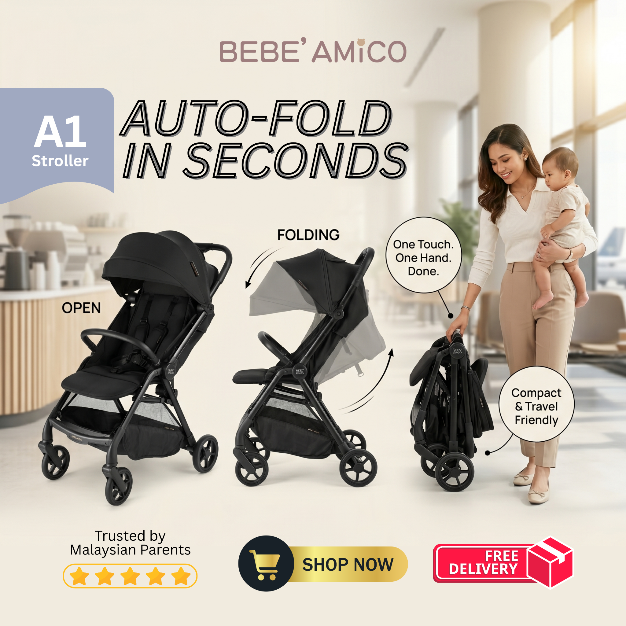 Bebe' Amico Malaysia Facebook ad