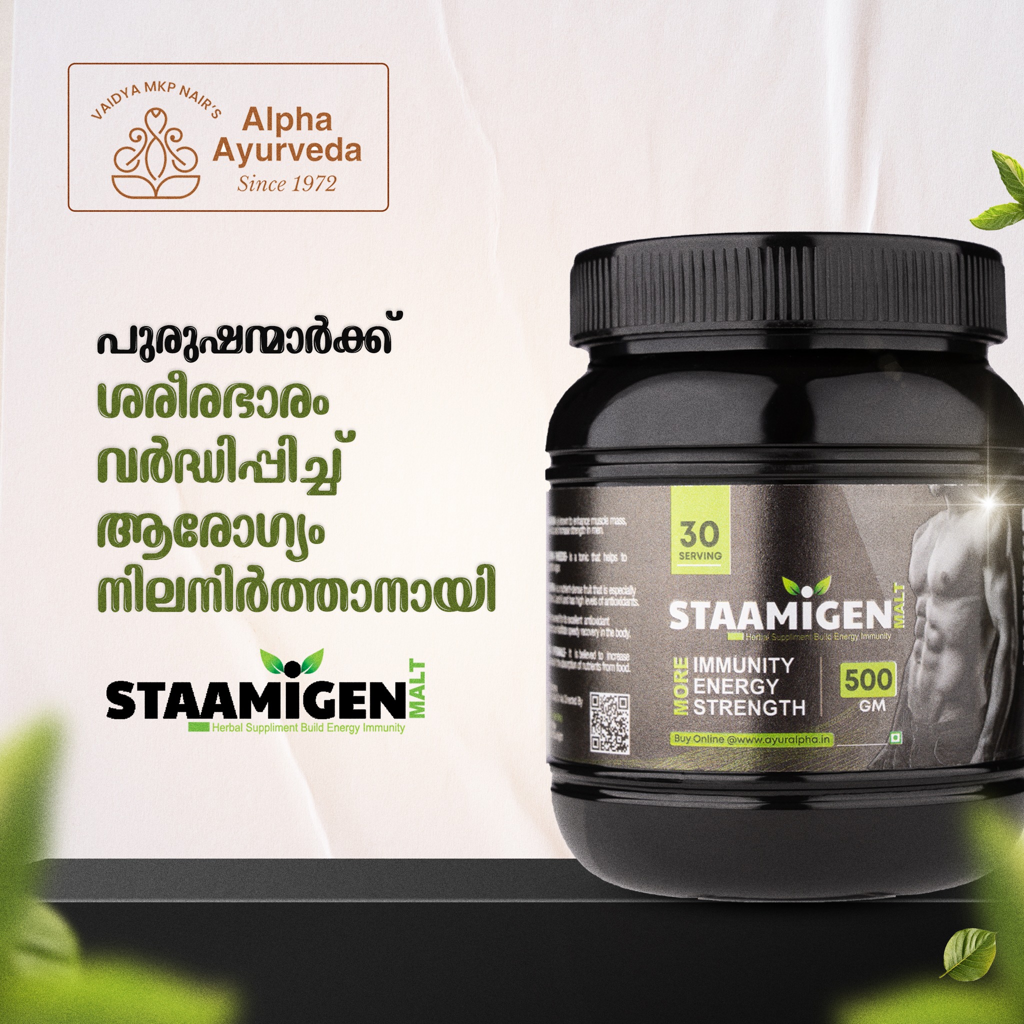 Alpha Ayurveda Kerala Facebook ad