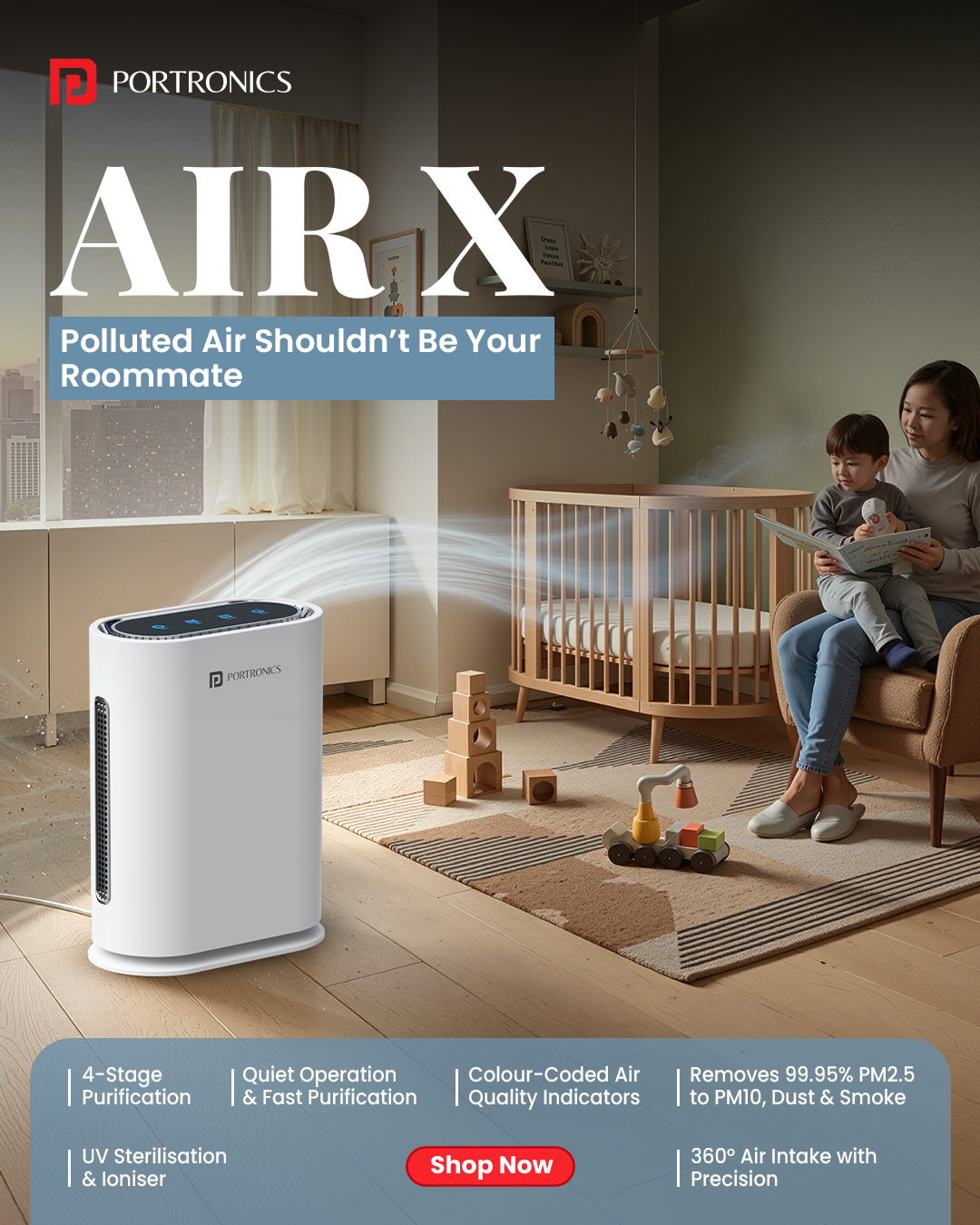 Portronics Facebook ad