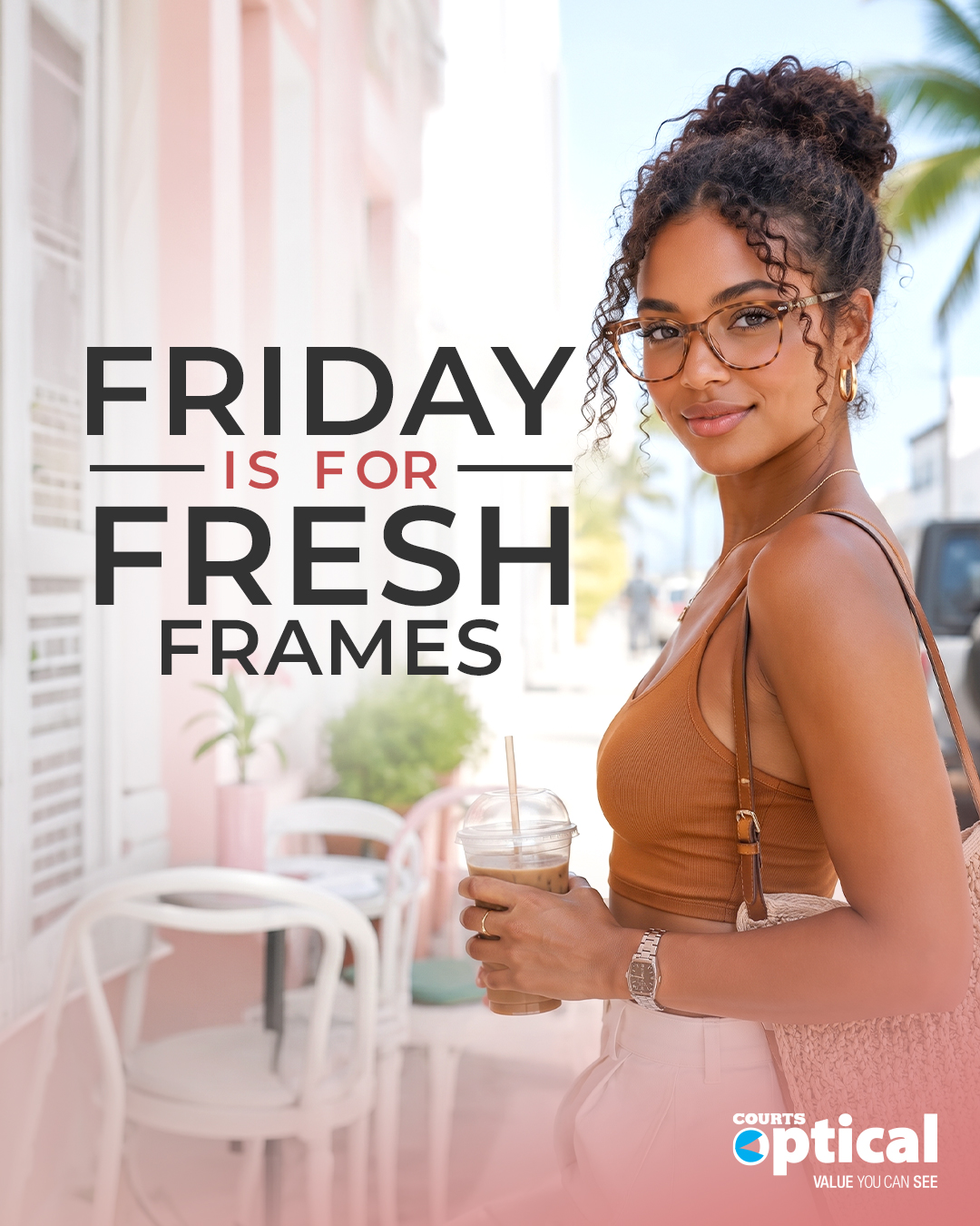 Courts Optical Guyana Facebook ad