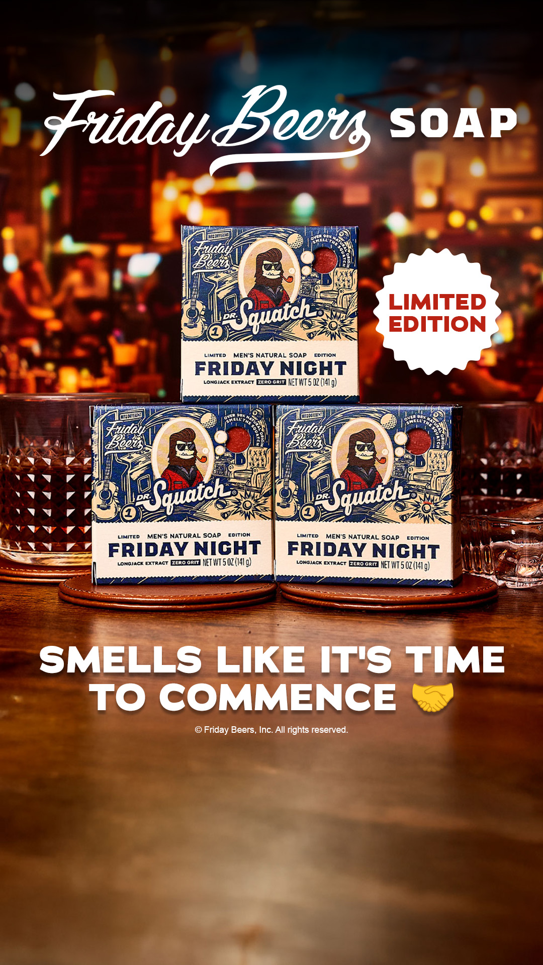 Dr. Squatch Facebook ad