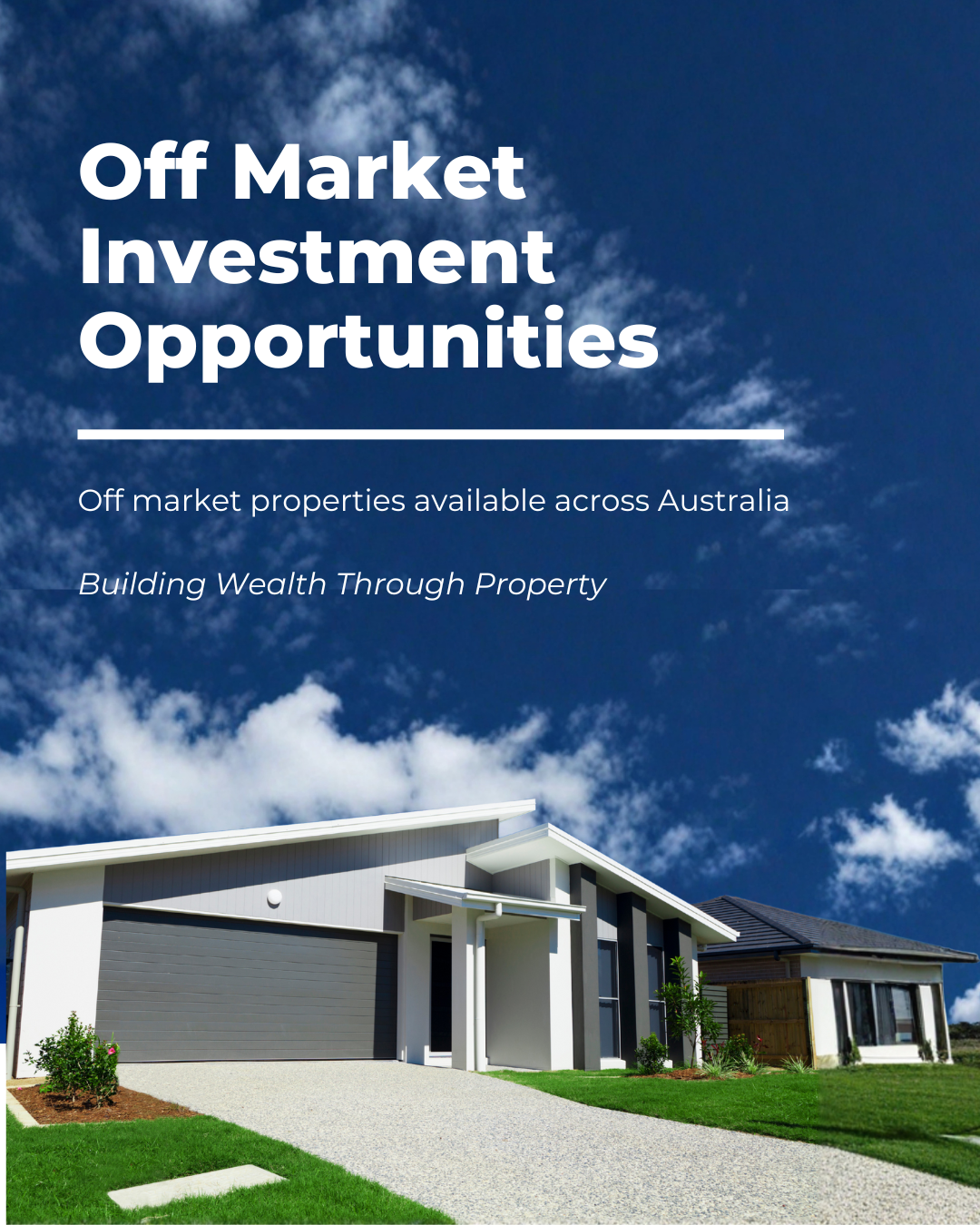 Patrick Leo Facebook ad: Exclusive Off-Market Deals