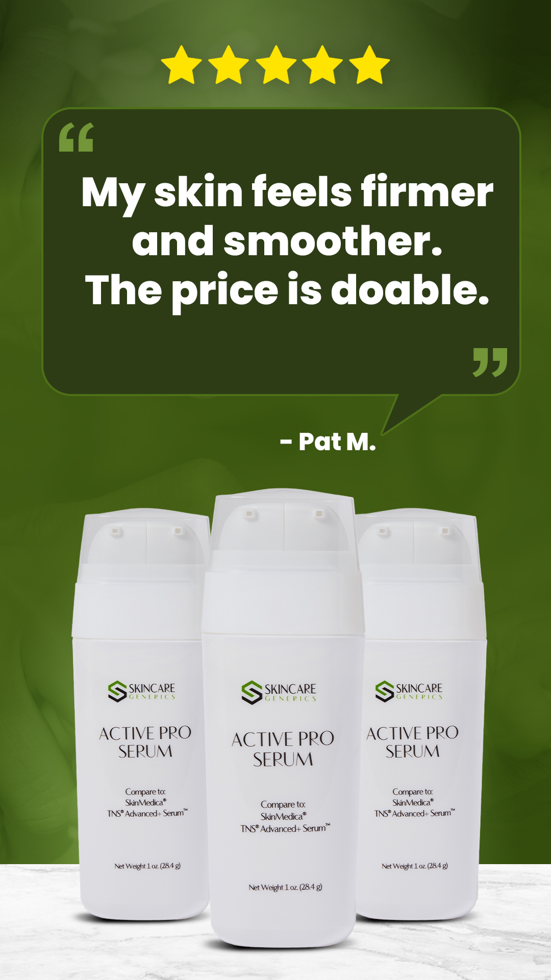 Skincare Generics Facebook ad: Luxury Anti-Aging, Smarter Price