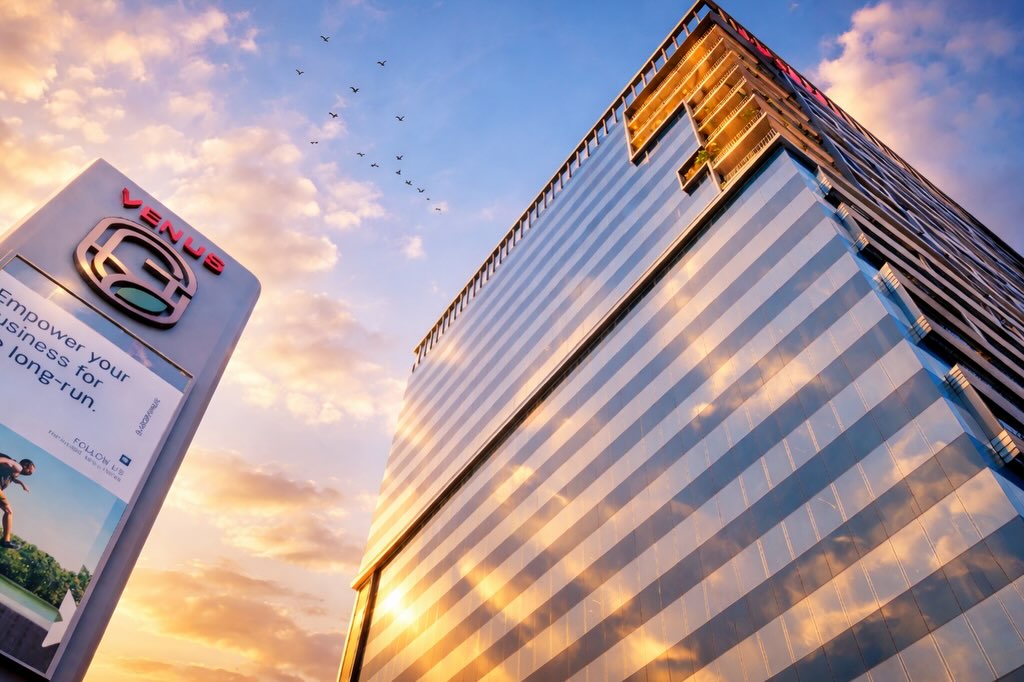 Venus Group Of Companies Facebook ad: From every angle, a new story is rising…