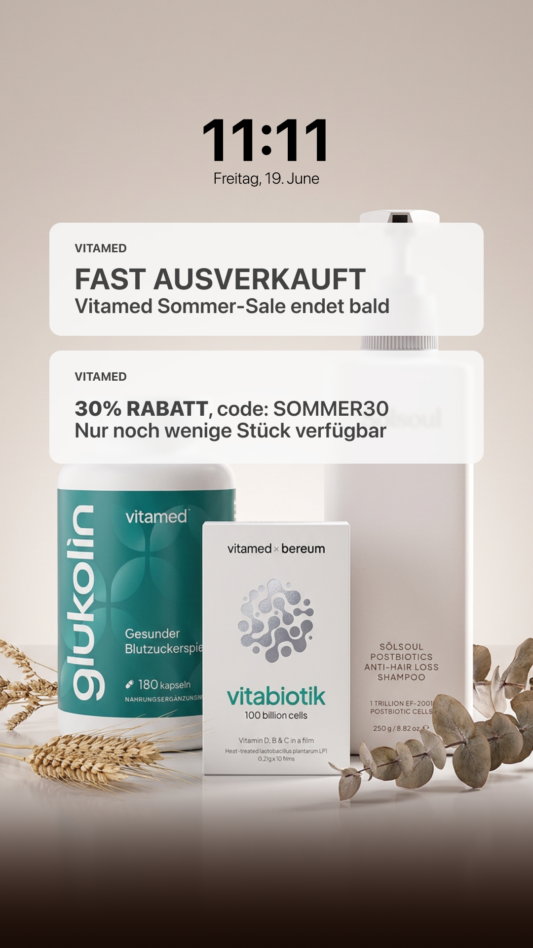 Vitamed Facebook ad
