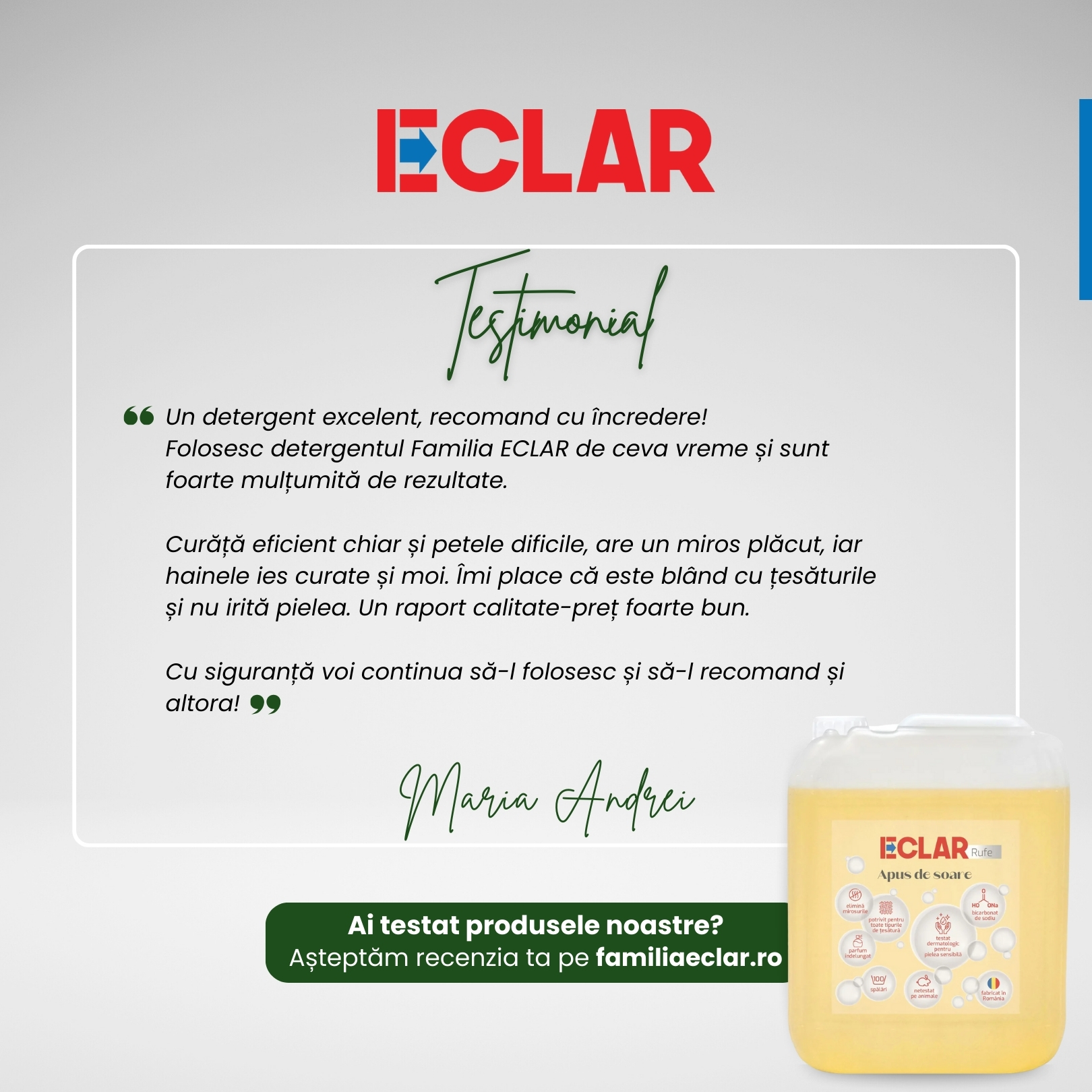 Familia ECLAR Facebook ad