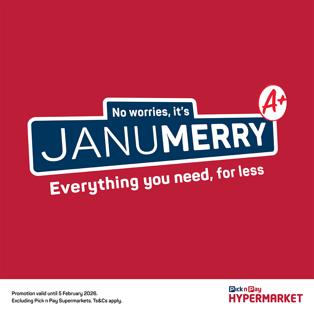 Pick n Pay Facebook ad: No worries, it’s Janumerry!