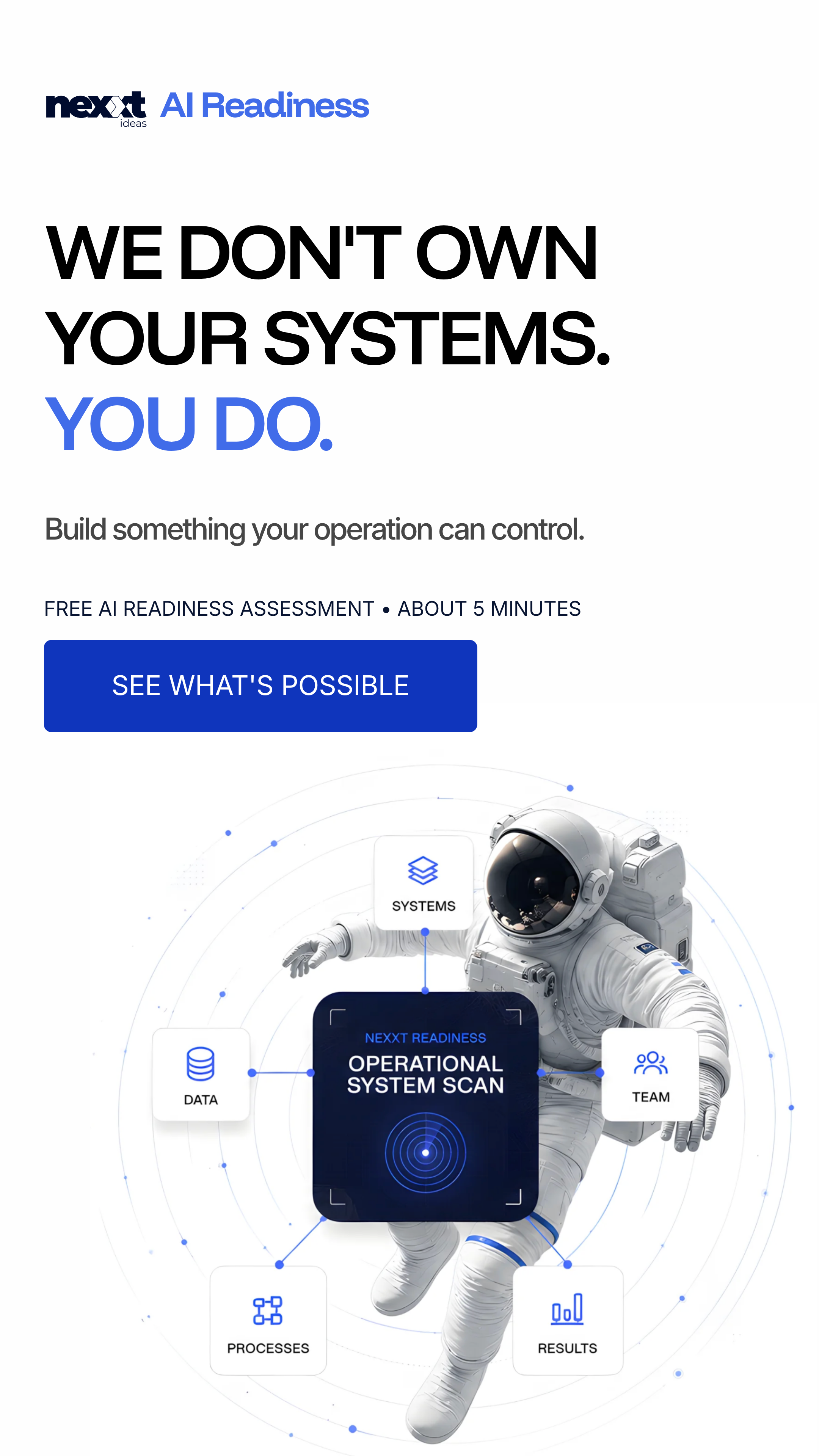 Nexxt Ideas Facebook ad: No lock-in. Build something yours.