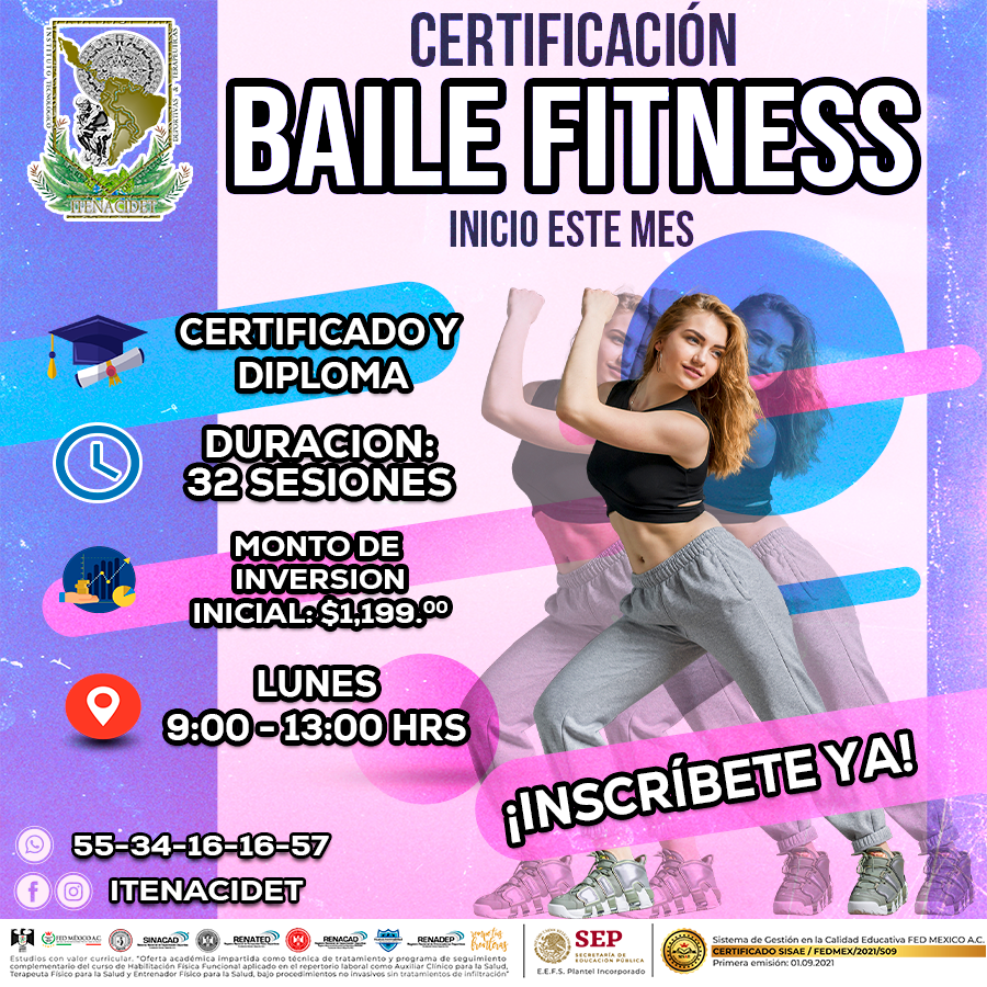 Instituto Tecnológico Nacional De Ciencias Deportivas & Terapeuticas Facebook ad: INSCRÍBETE YA