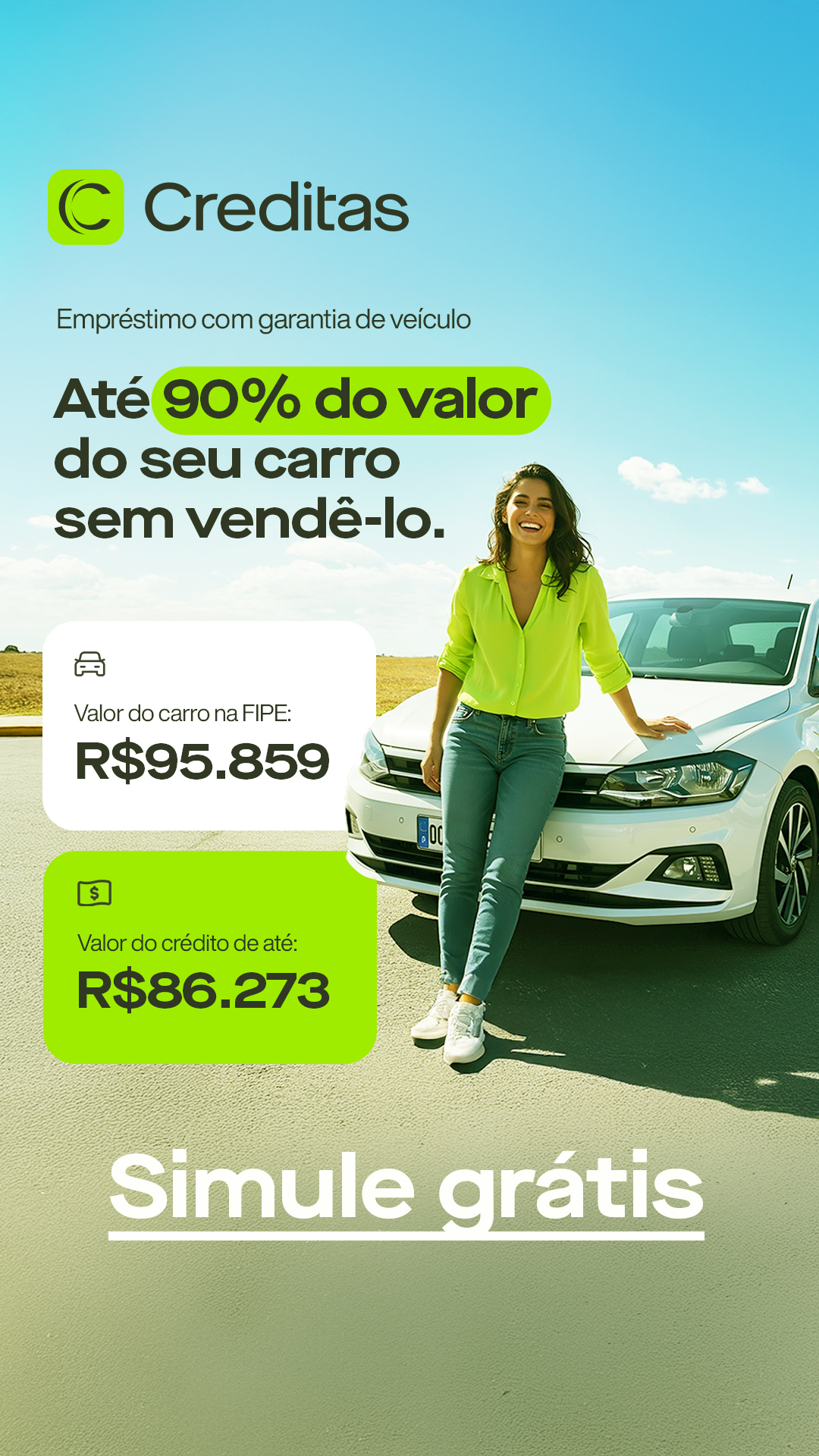 Creditas Facebook ad