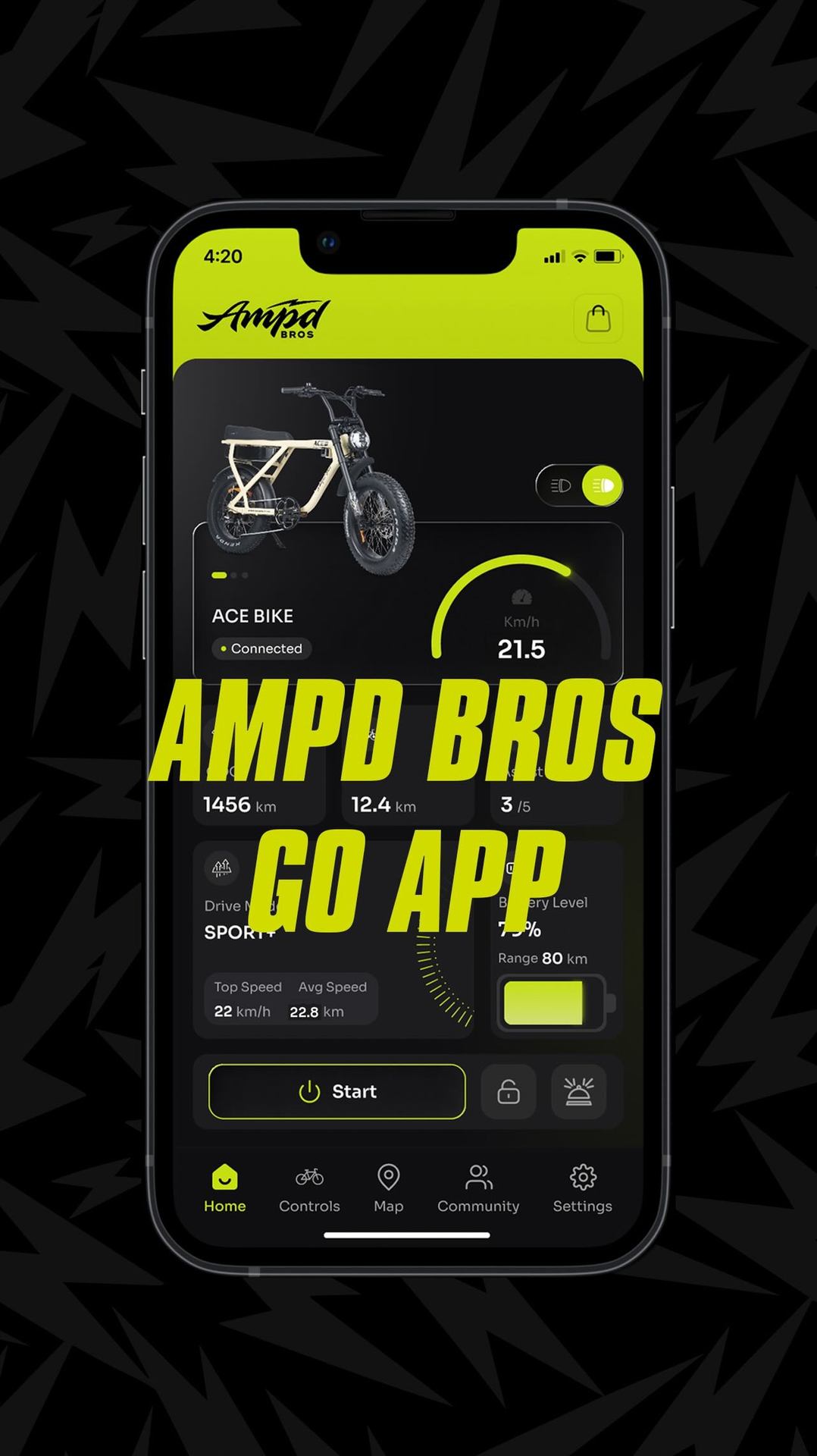 Ampd Bros Electric Bikes Facebook ad: Your bike just got a whole lot smarter.