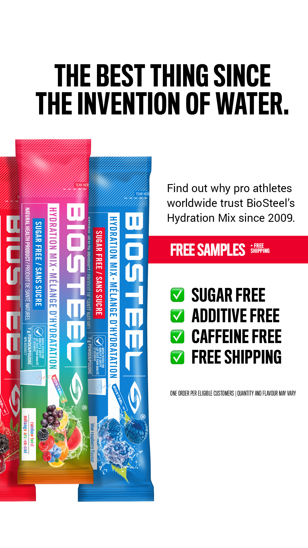 BioSteel Facebook ad
