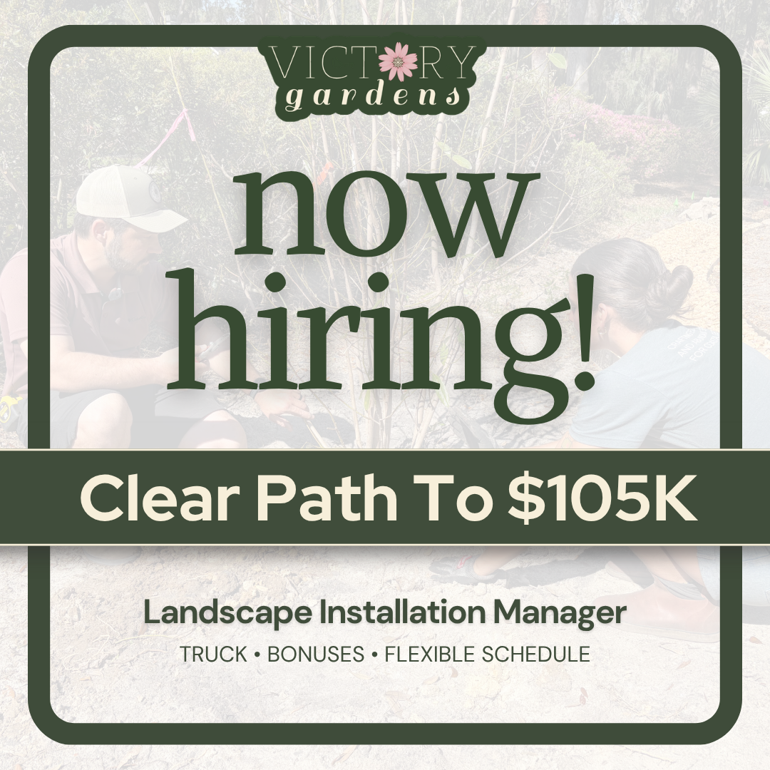 Savannah Victory Gardens Facebook ad: Savannah Landscape Manager