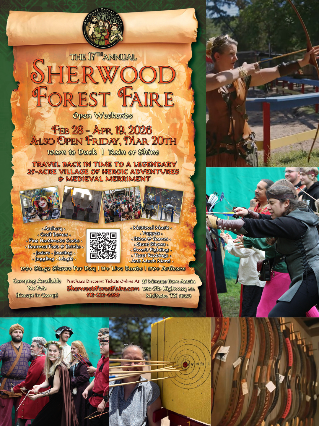 Sherwood Forest Faire Facebook ad