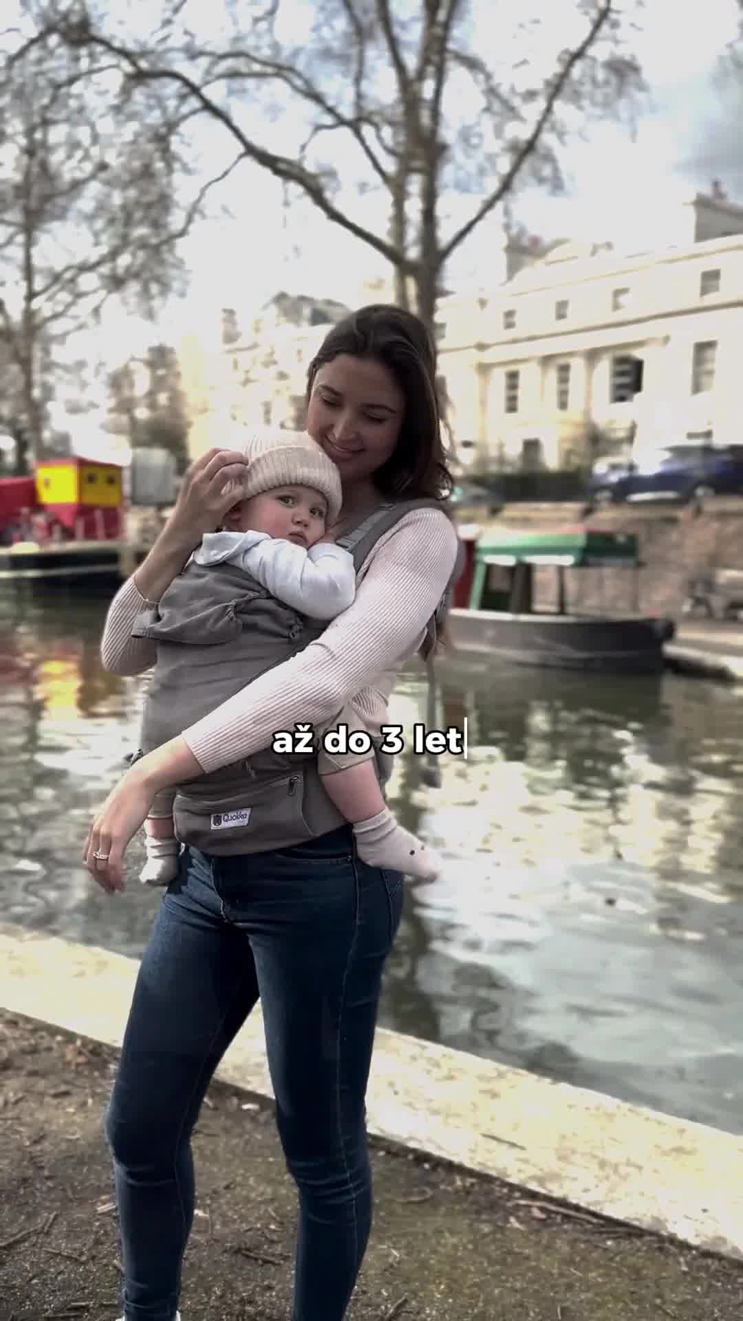 Babooca Facebook ad: Nosítko, které roste s vaším miminkem