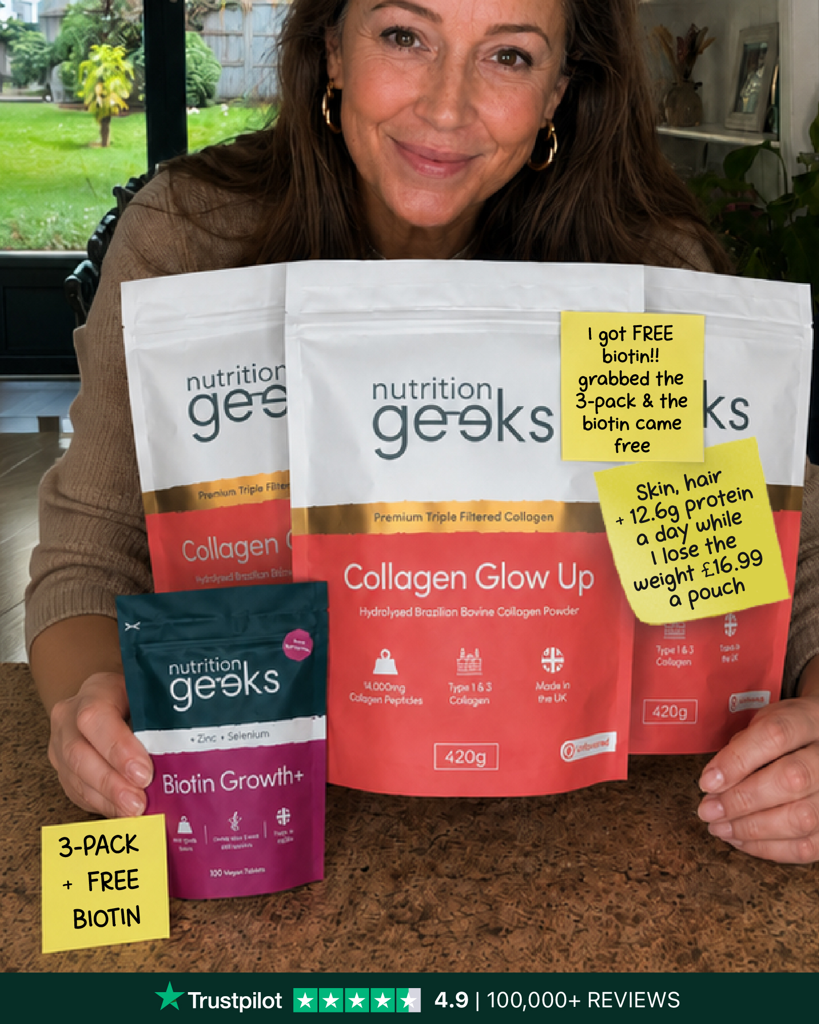 My GLP-1 Journey Facebook ad: Get 30% Off Your First Order + Free Delivery