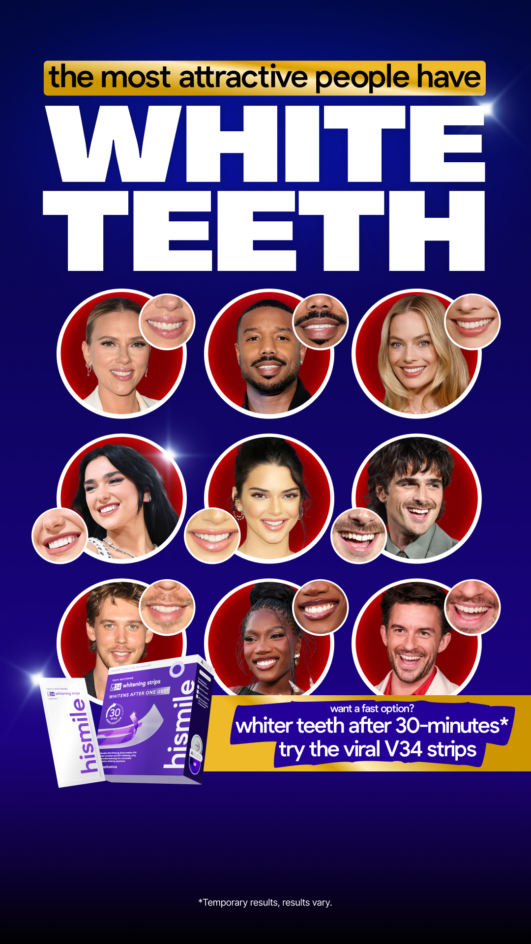 Hismile Facebook ad