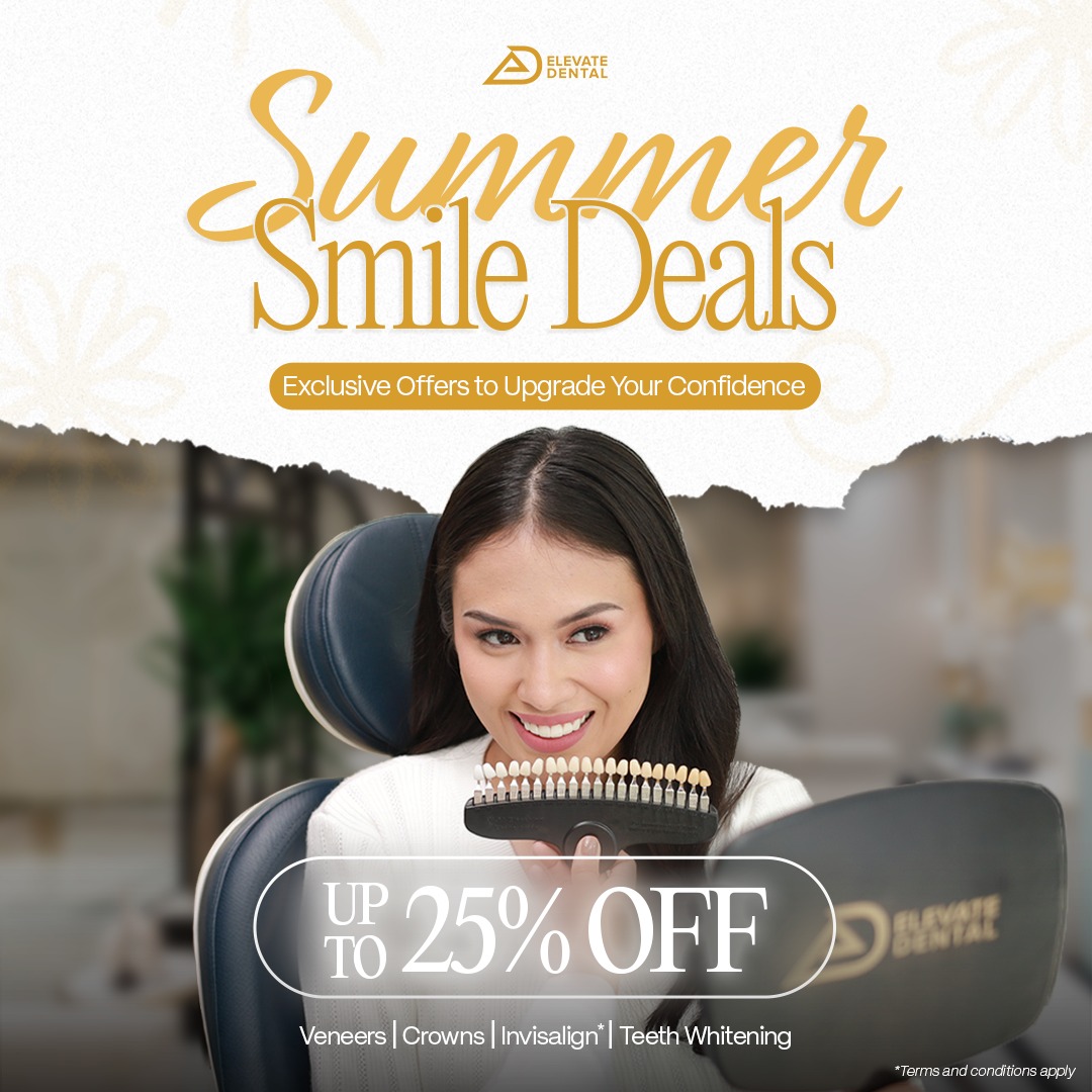 Elevate Dental PH Facebook ad: Elevate Dental’s Summer Smile Deals are HERE!