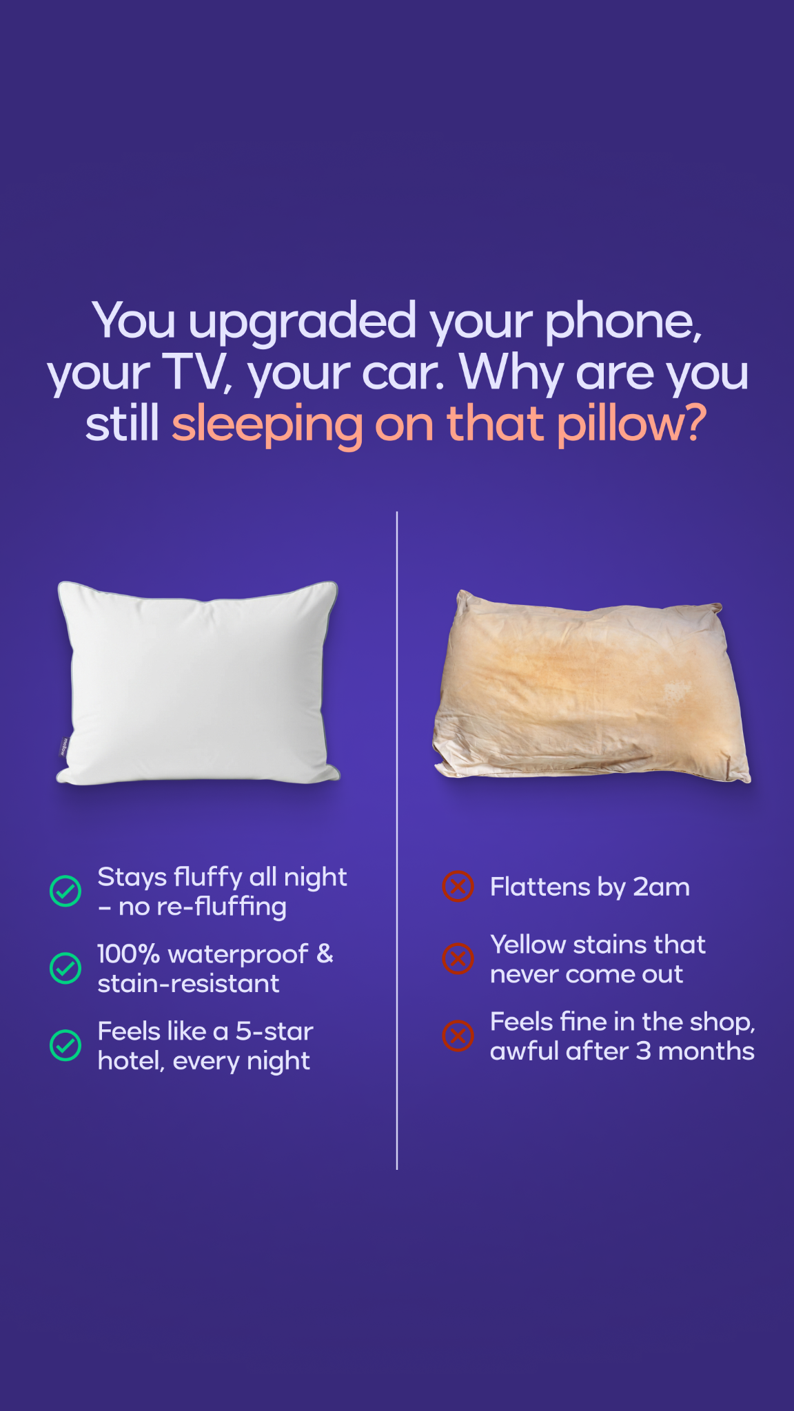 Mellow Sleep Facebook ad