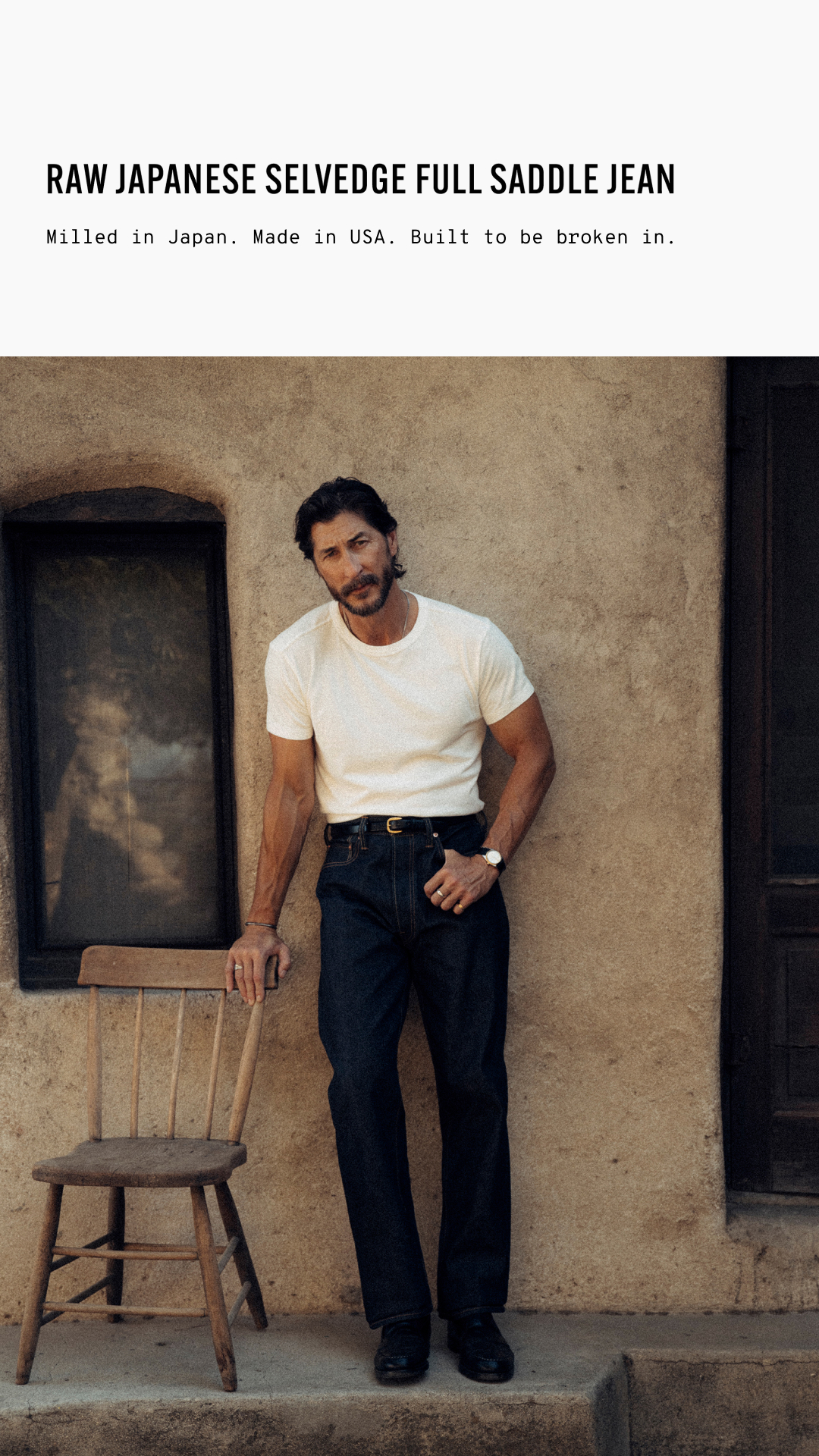 Buck Mason Facebook ad