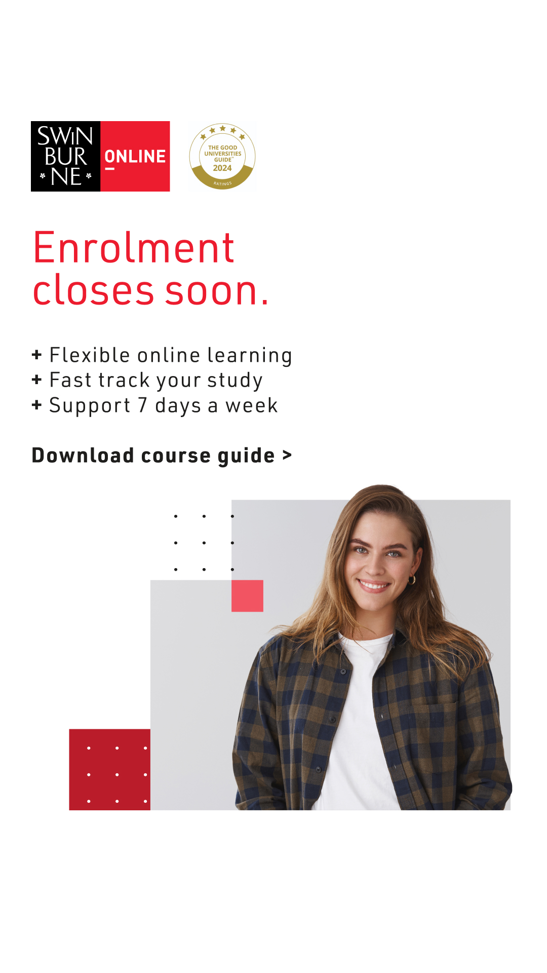 Swinburne Online Facebook ad
