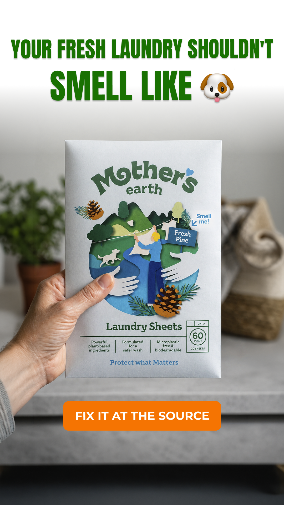 Mothers Earth Facebook ad