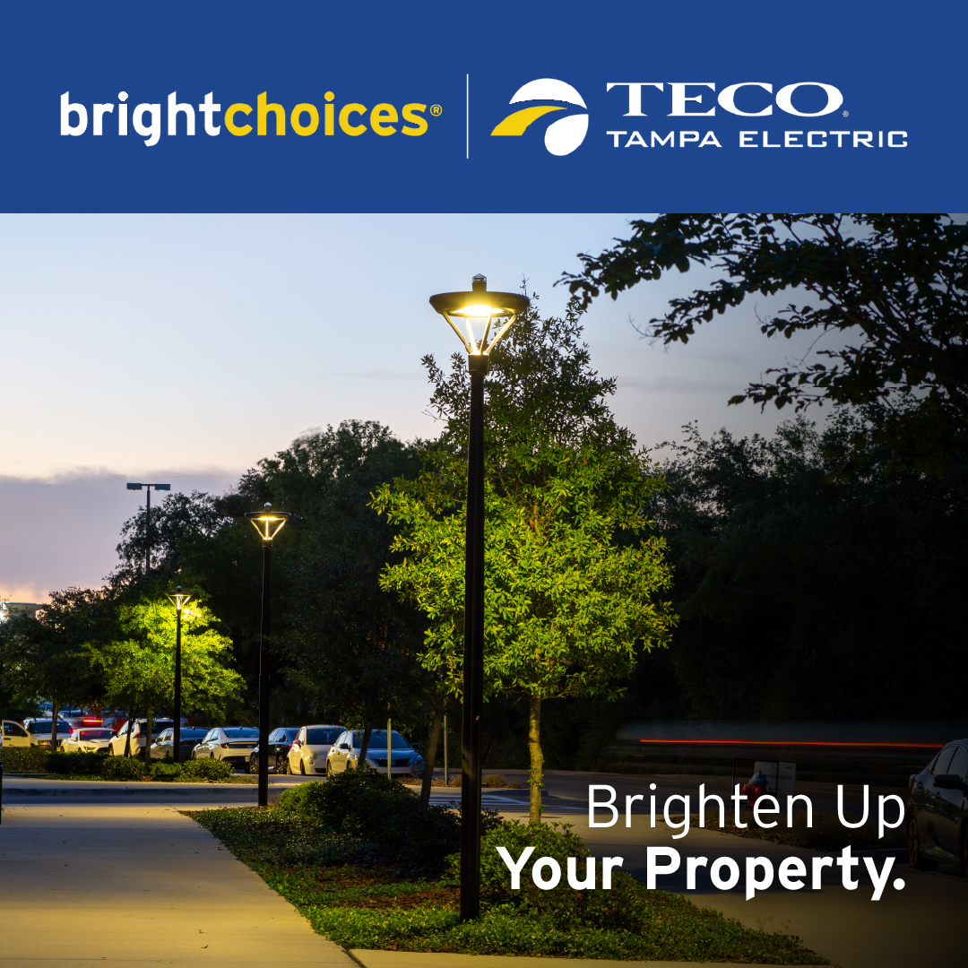 Tampa Electric Facebook ad: Outdoor Lighting Made Easy!